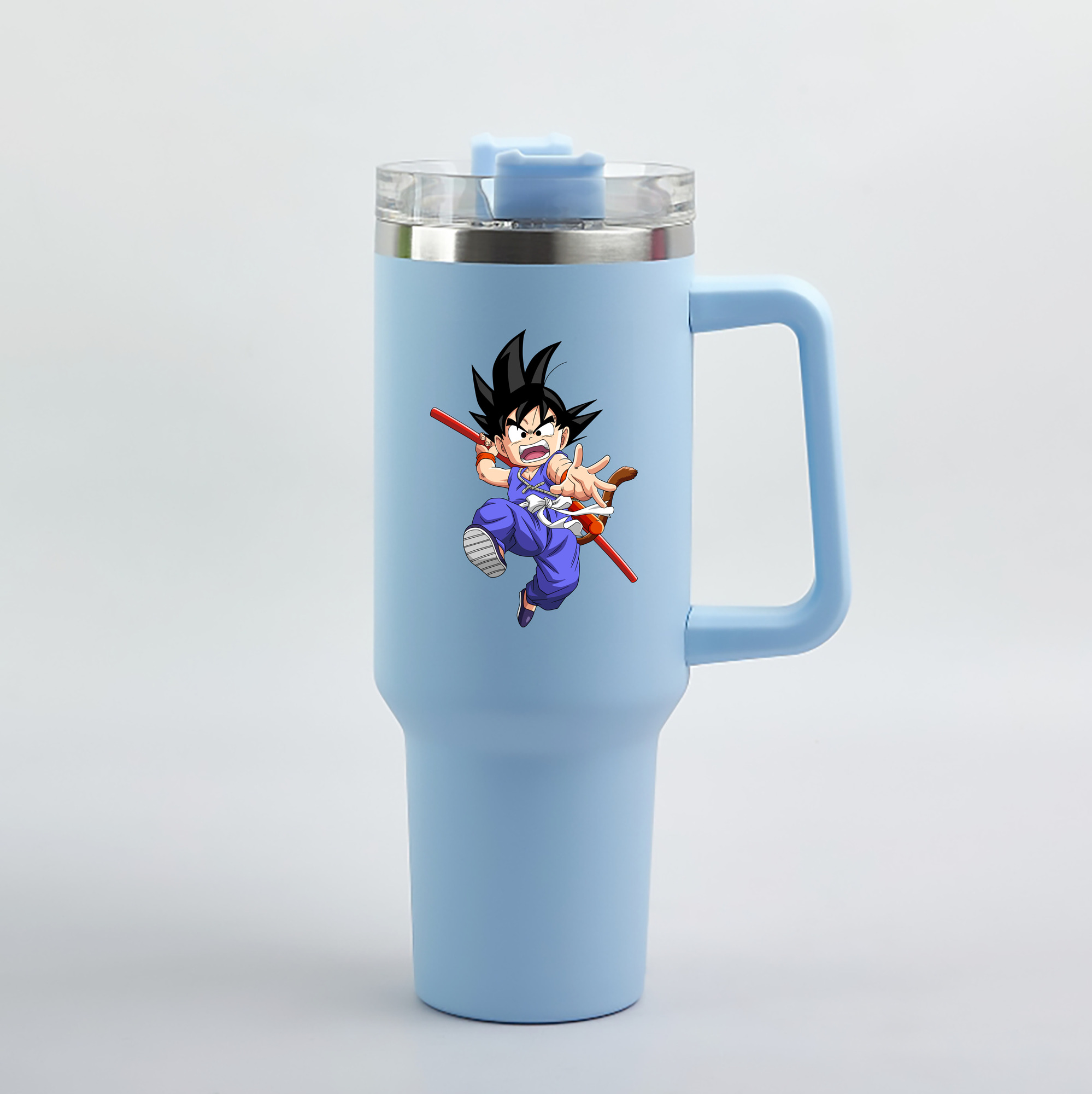 （画像用） ドラゴンボール 孫悟空（そん ごくう）Son Goku カカロット DRAGON BALL Kakarotto 1200mL車用タンブラー（カラープリント）