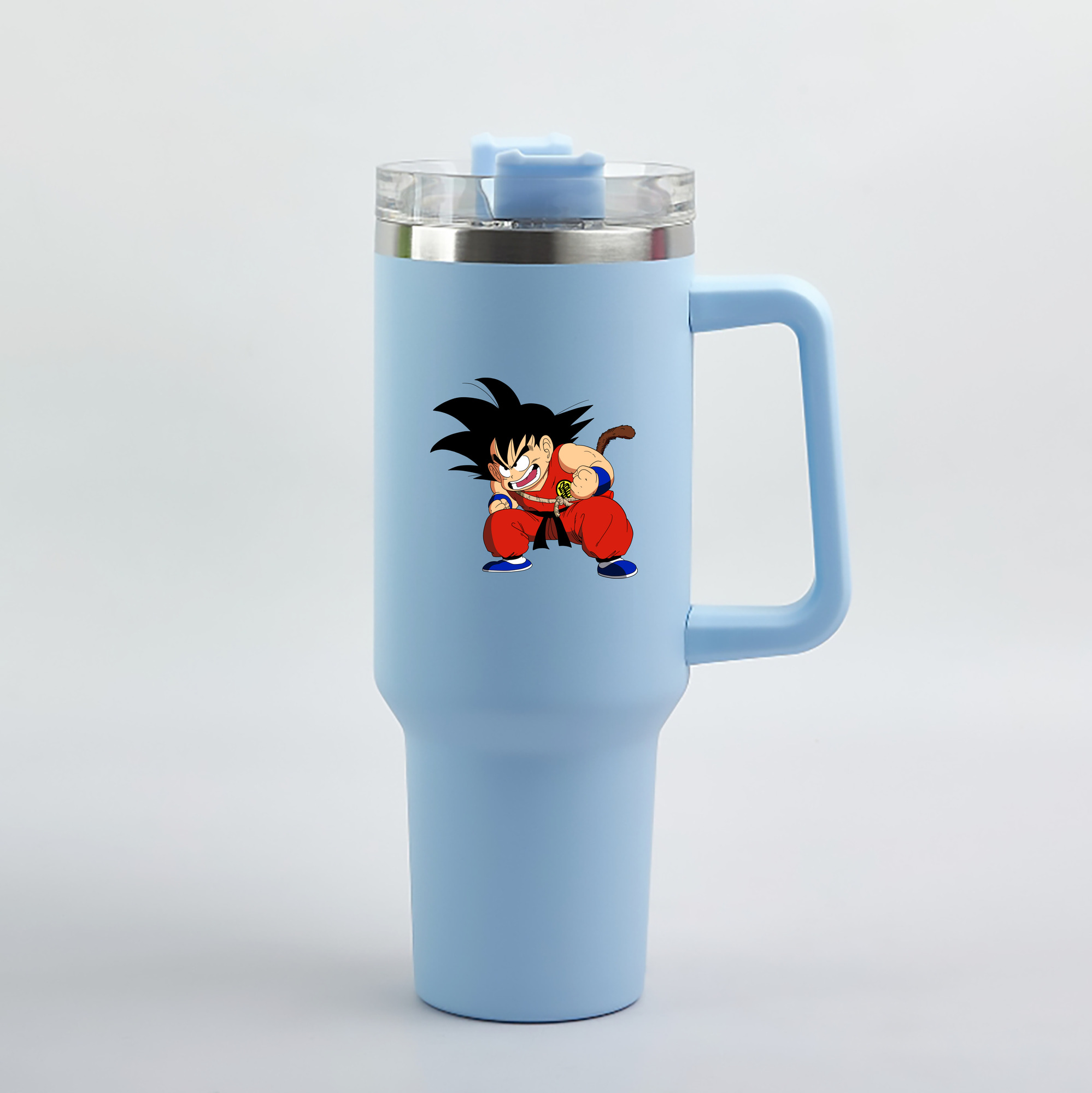 （画像用） ドラゴンボール 孫悟空（そん ごくう）Son Goku カカロット DRAGON BALL Kakarotto 1200mL車用タンブラー（カラープリント）
