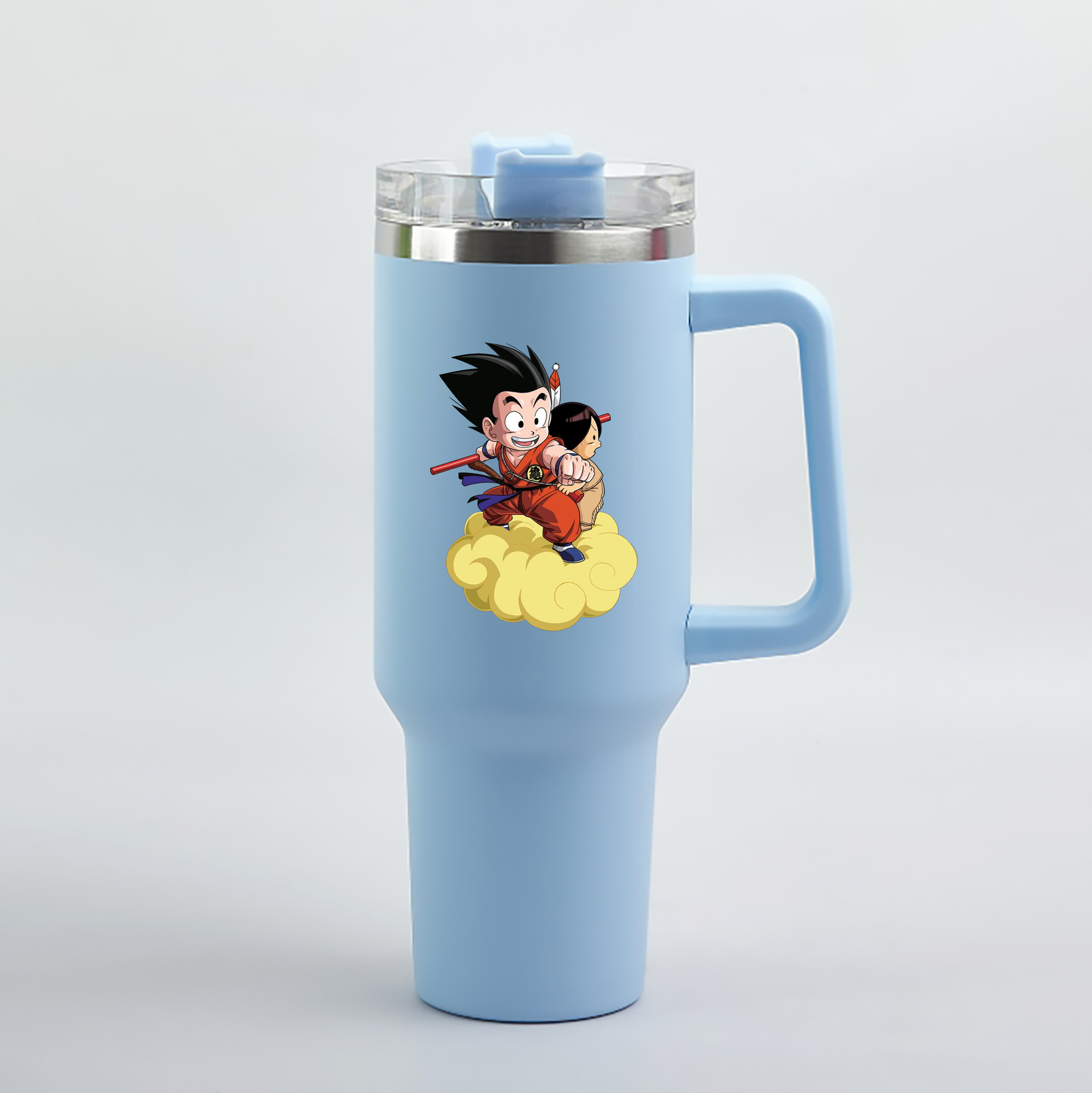 （画像用） ドラゴンボール 孫悟空（そん ごくう）Son Goku カカロット DRAGON BALL Kakarotto 1200mL車用タンブラー（カラープリント）
