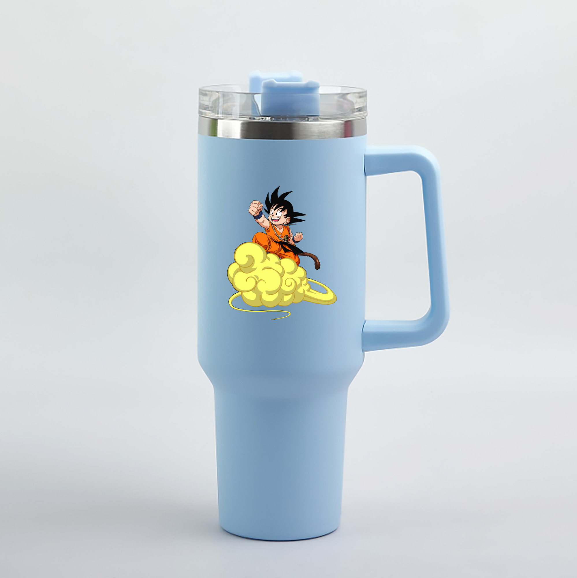 （画像用） ドラゴンボール 孫悟空（そん ごくう）Son Goku カカロット DRAGON BALL Kakarotto 1200mL車用タンブラー（カラープリント）