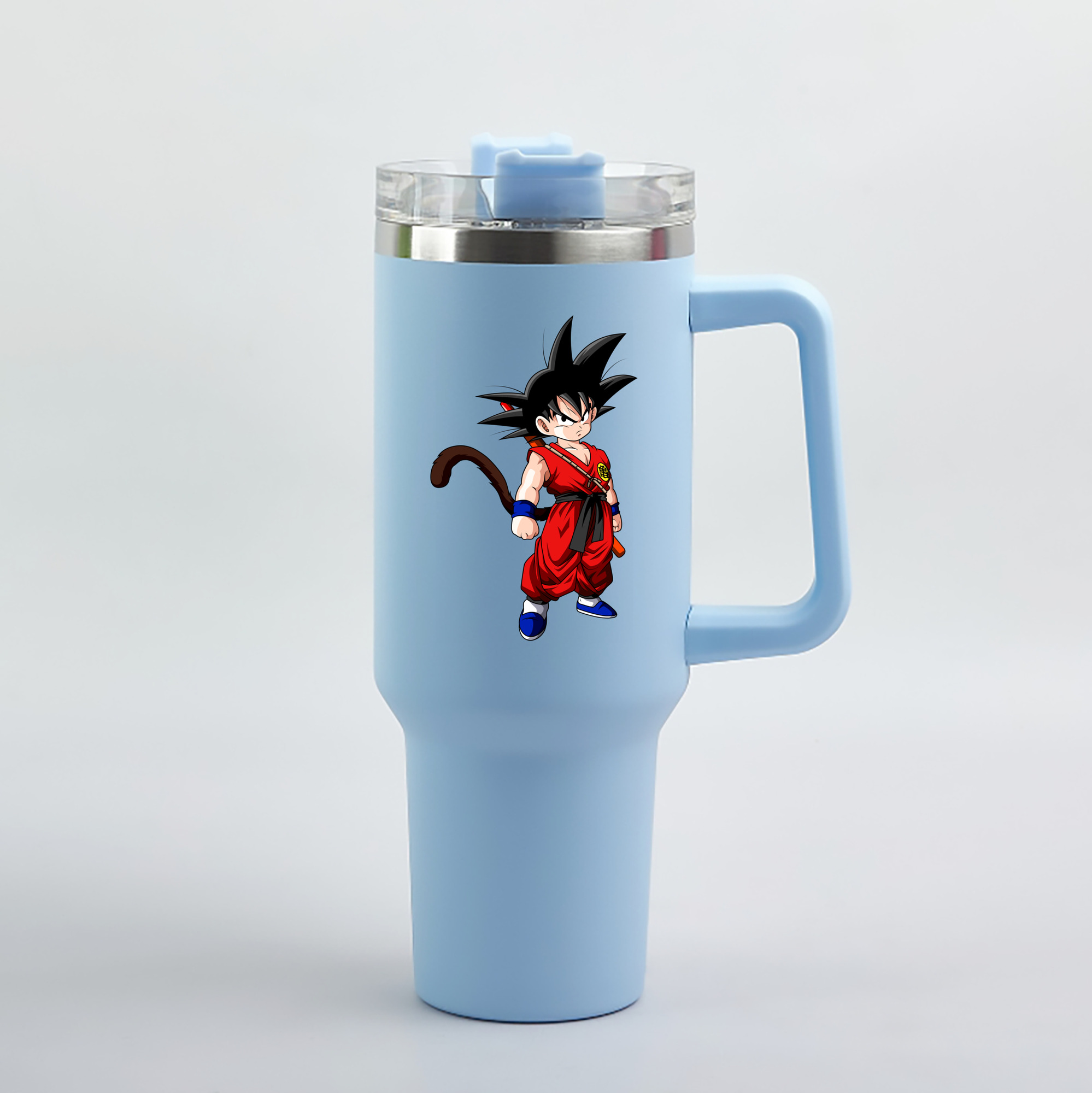 （画像用） ドラゴンボール 孫悟空（そん ごくう）Son Goku カカロット DRAGON BALL Kakarotto 1200mL車用タンブラー（カラープリント）
