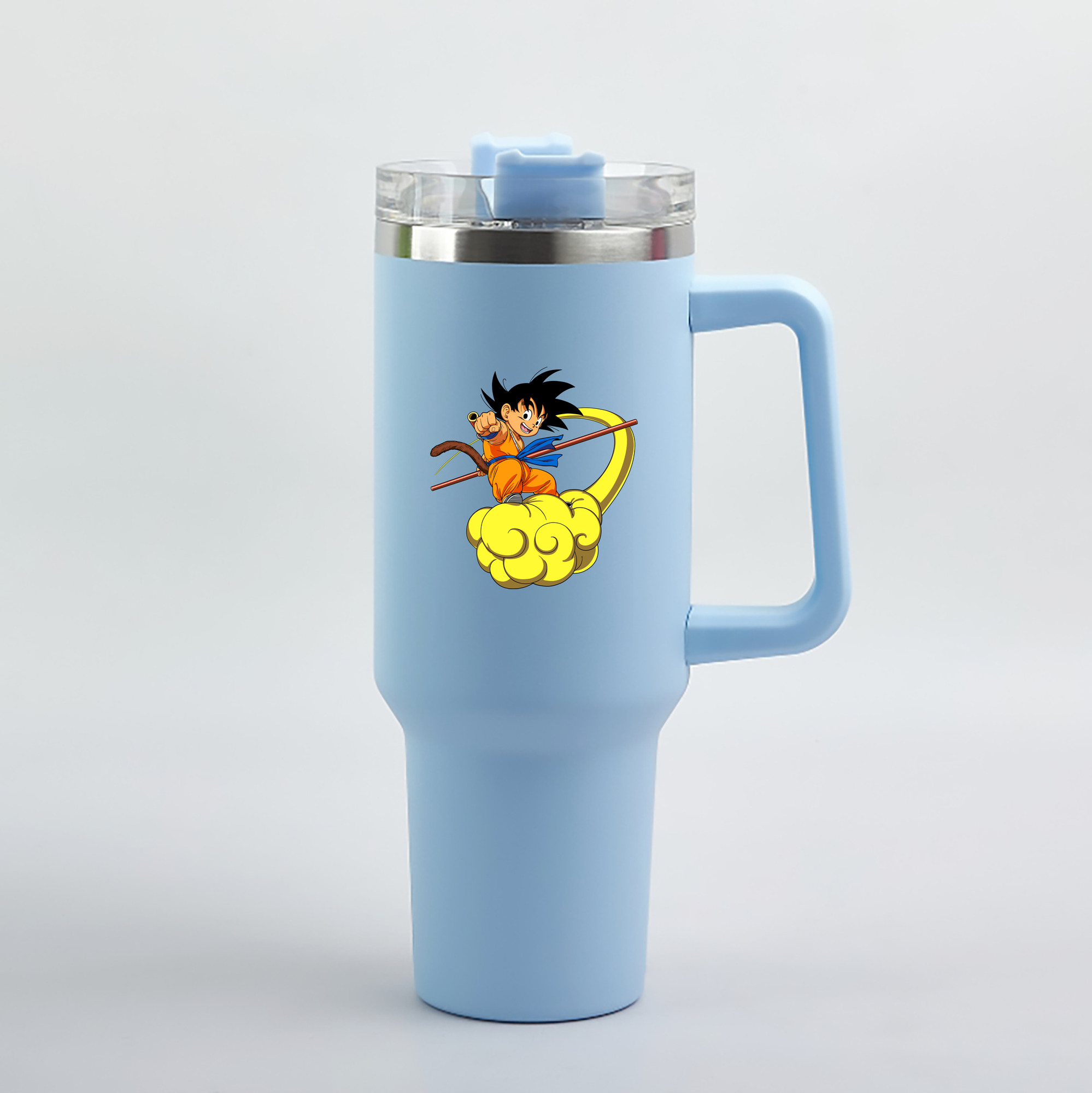 （画像用） ドラゴンボール 孫悟空（そん ごくう）Son Goku カカロット DRAGON BALL Kakarotto 1200mL車用タンブラー（カラープリント）
