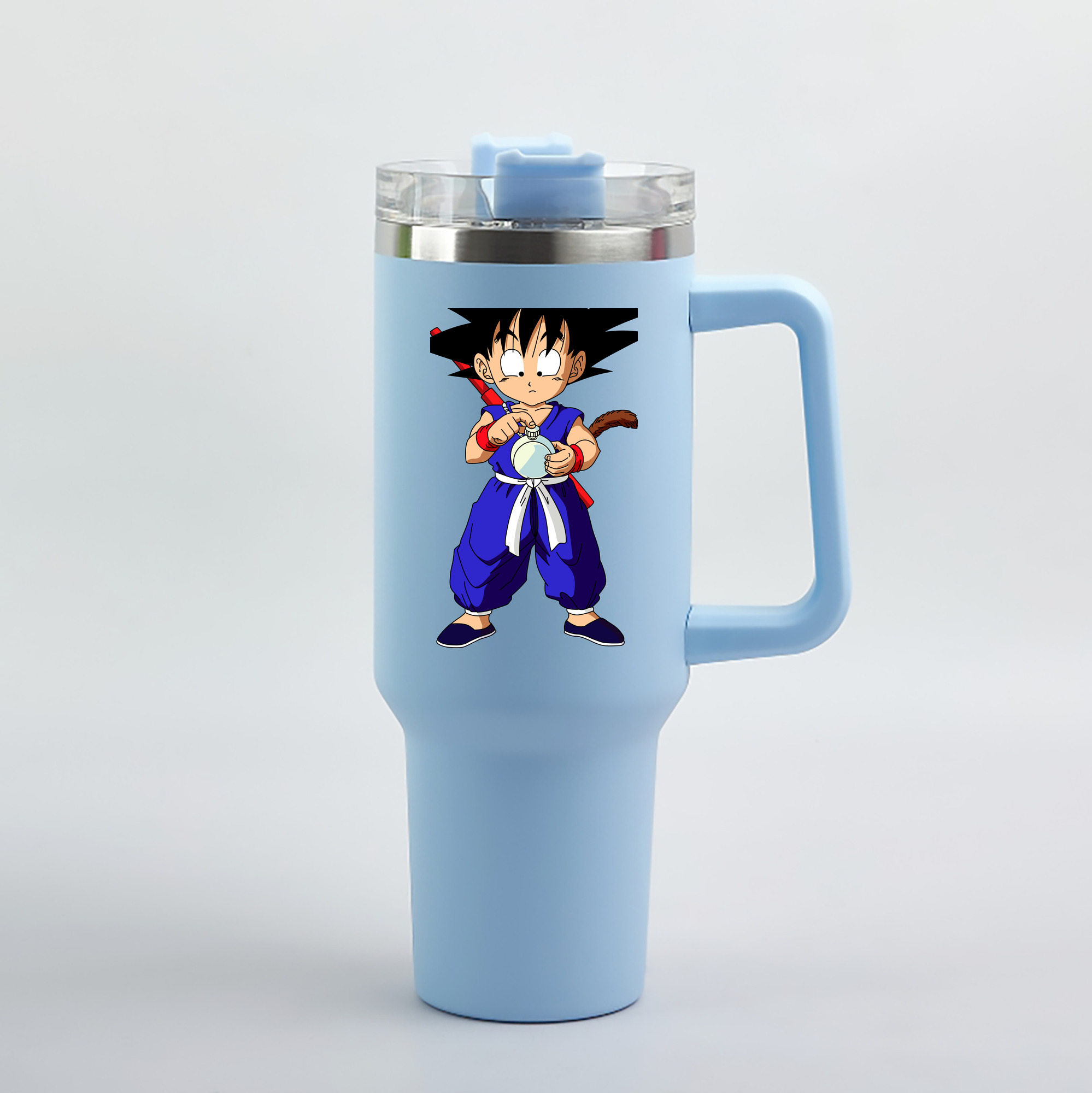 （画像用） ドラゴンボール 孫悟空（そん ごくう）Son Goku カカロット DRAGON BALL Kakarotto 1200mL車用タンブラー（カラープリント）