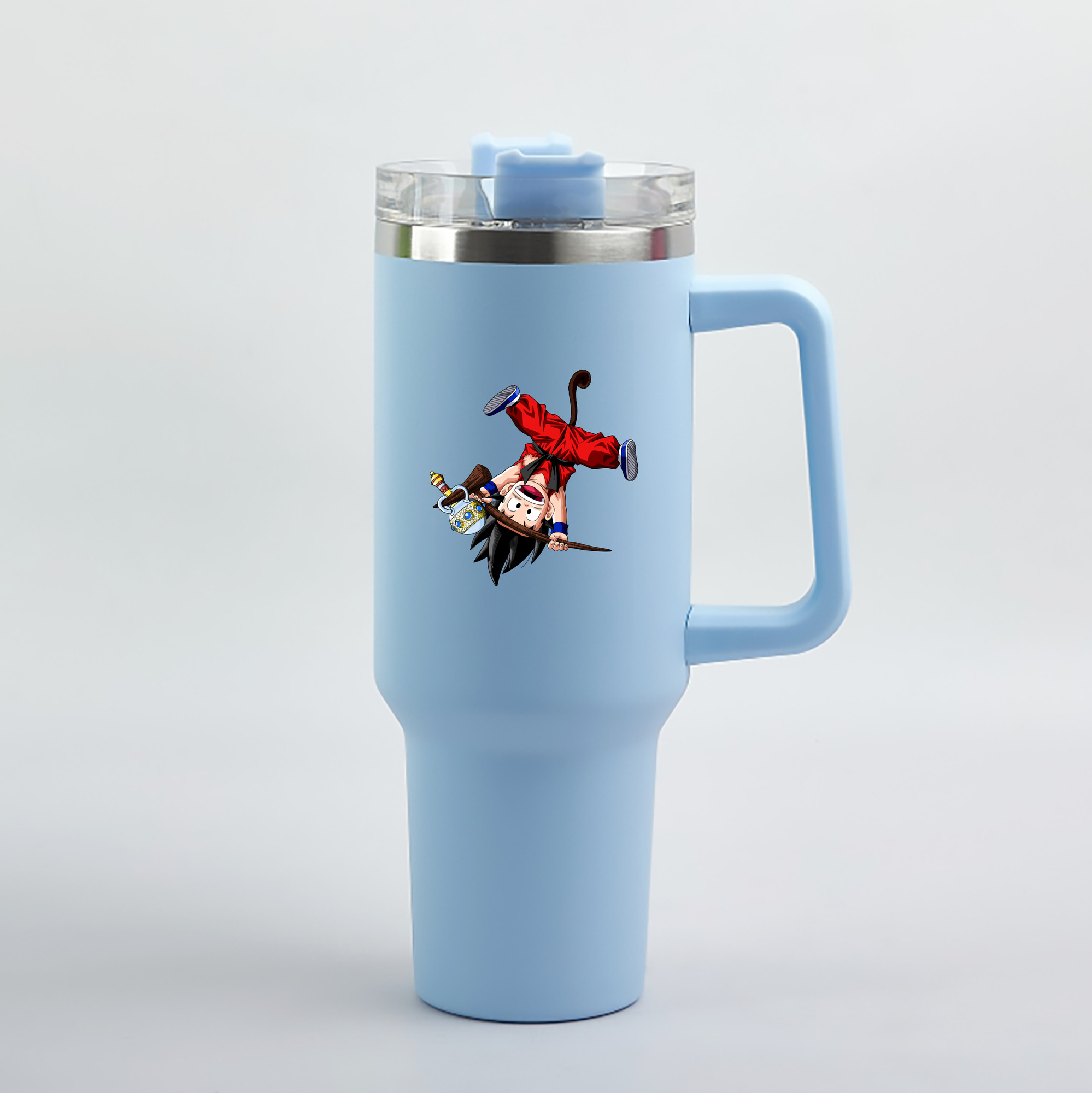 （画像用） ドラゴンボール 孫悟空（そん ごくう）Son Goku カカロット DRAGON BALL Kakarotto 1200mL車用タンブラー（カラープリント）