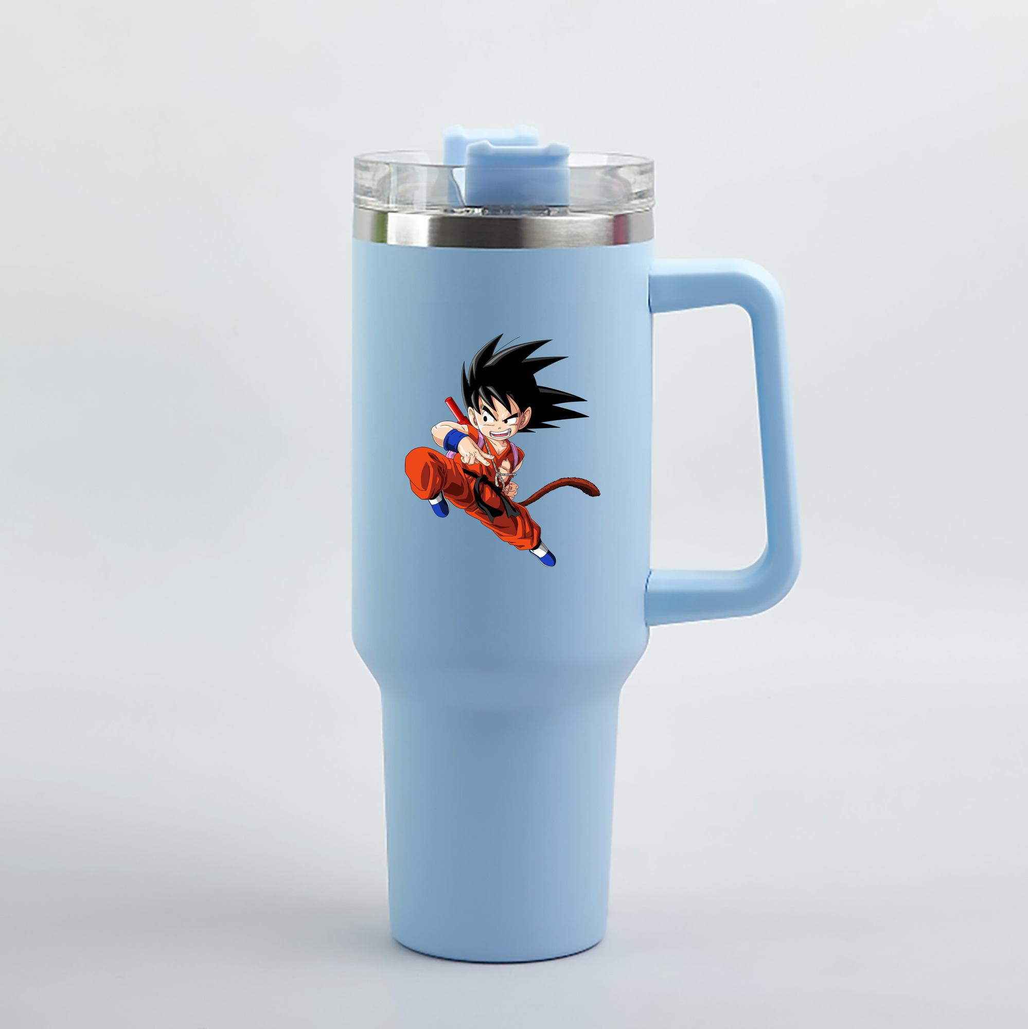 （画像用） ドラゴンボール 孫悟空（そん ごくう）Son Goku カカロット DRAGON BALL Kakarotto 1200mL車用タンブラー（カラープリント）