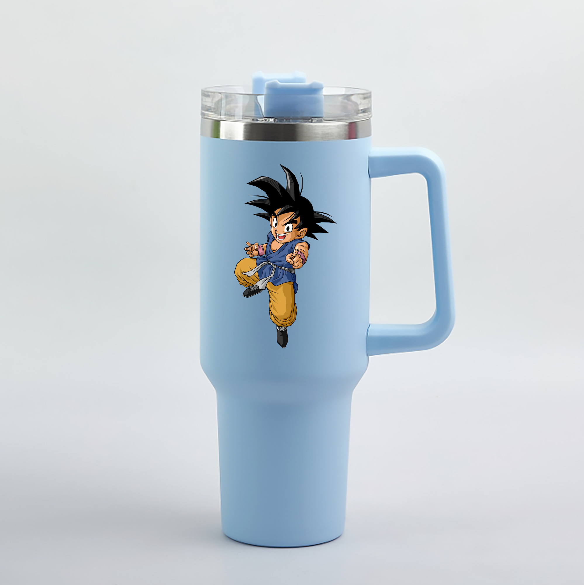 （画像用） ドラゴンボール 孫悟空（そん ごくう）Son Goku カカロット DRAGON BALL Kakarotto 1200mL車用タンブラー（カラープリント）