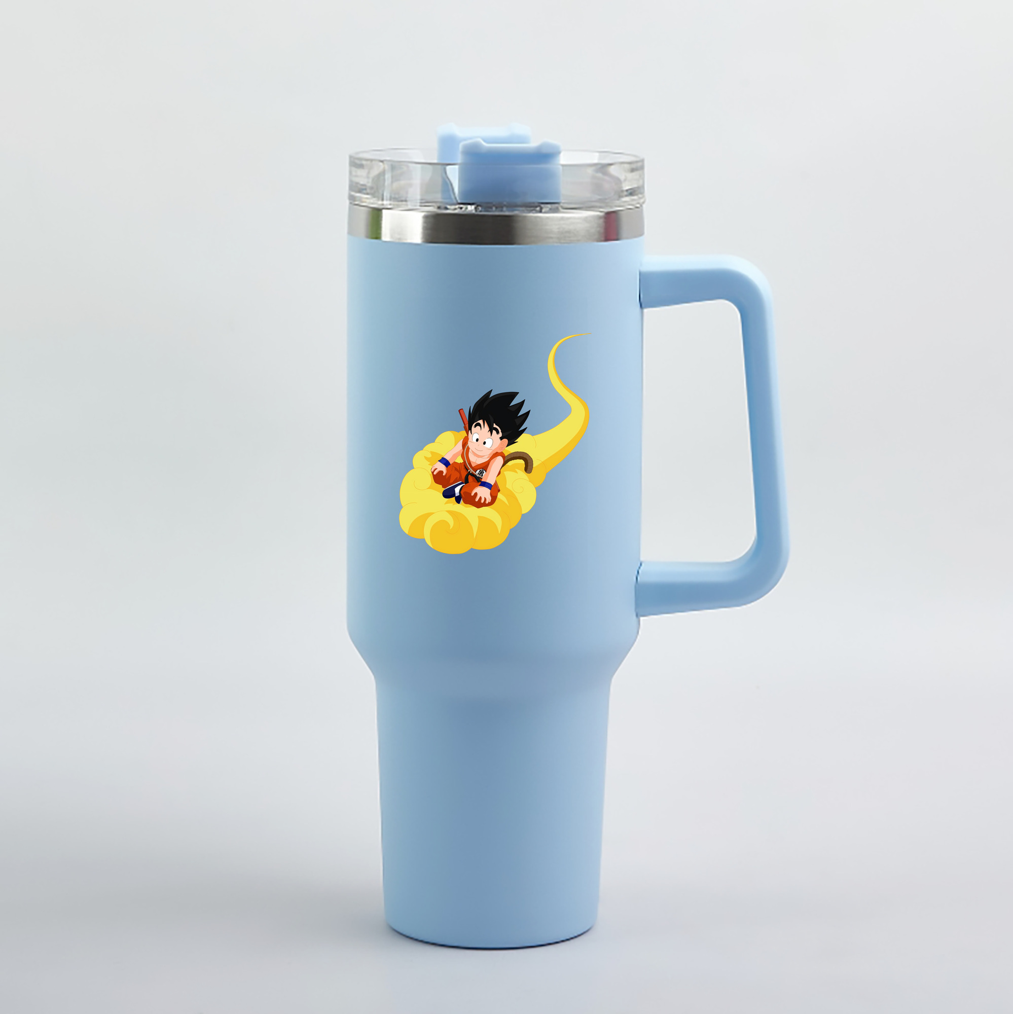 （画像用） ドラゴンボール 孫悟空（そん ごくう）Son Goku カカロット DRAGON BALL Kakarotto 1200mL車用タンブラー（カラープリント）