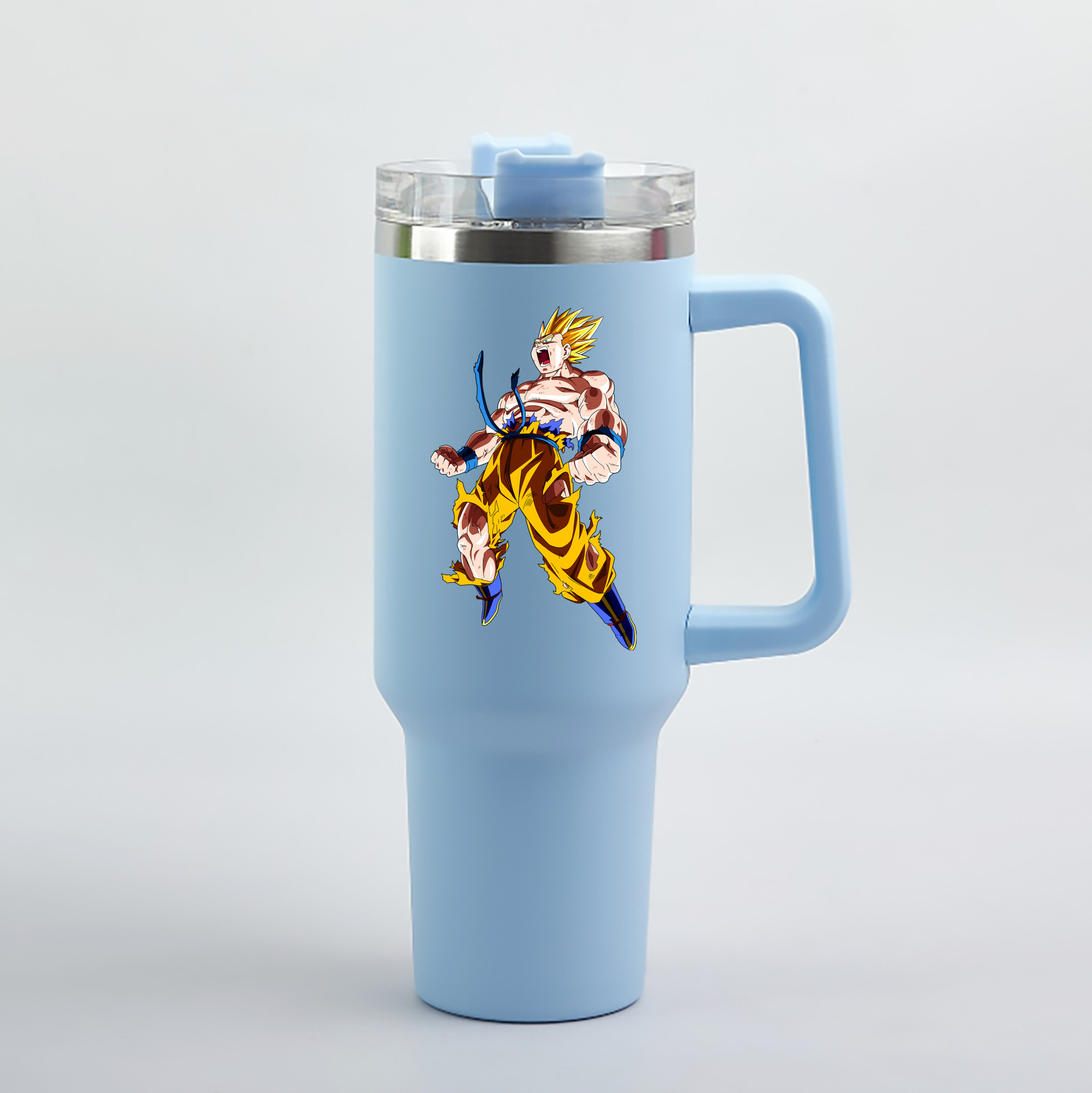 （画像用） ドラゴンボール 孫悟空（そん ごくう）Son Goku カカロット DRAGON BALL Kakarotto 1200mL車用タンブラー（カラープリント）