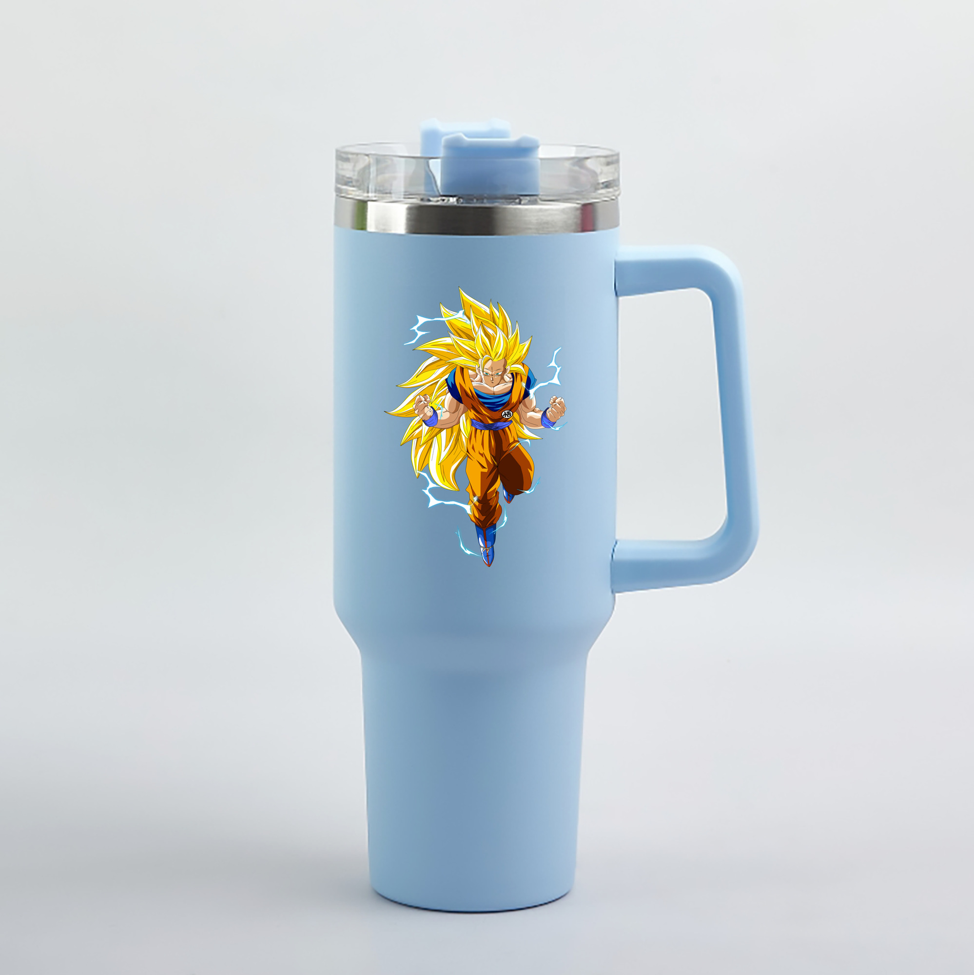 （画像用） ドラゴンボール 孫悟空（そん ごくう）Son Goku カカロット DRAGON BALL Kakarotto 1200mL車用タンブラー（カラープリント）