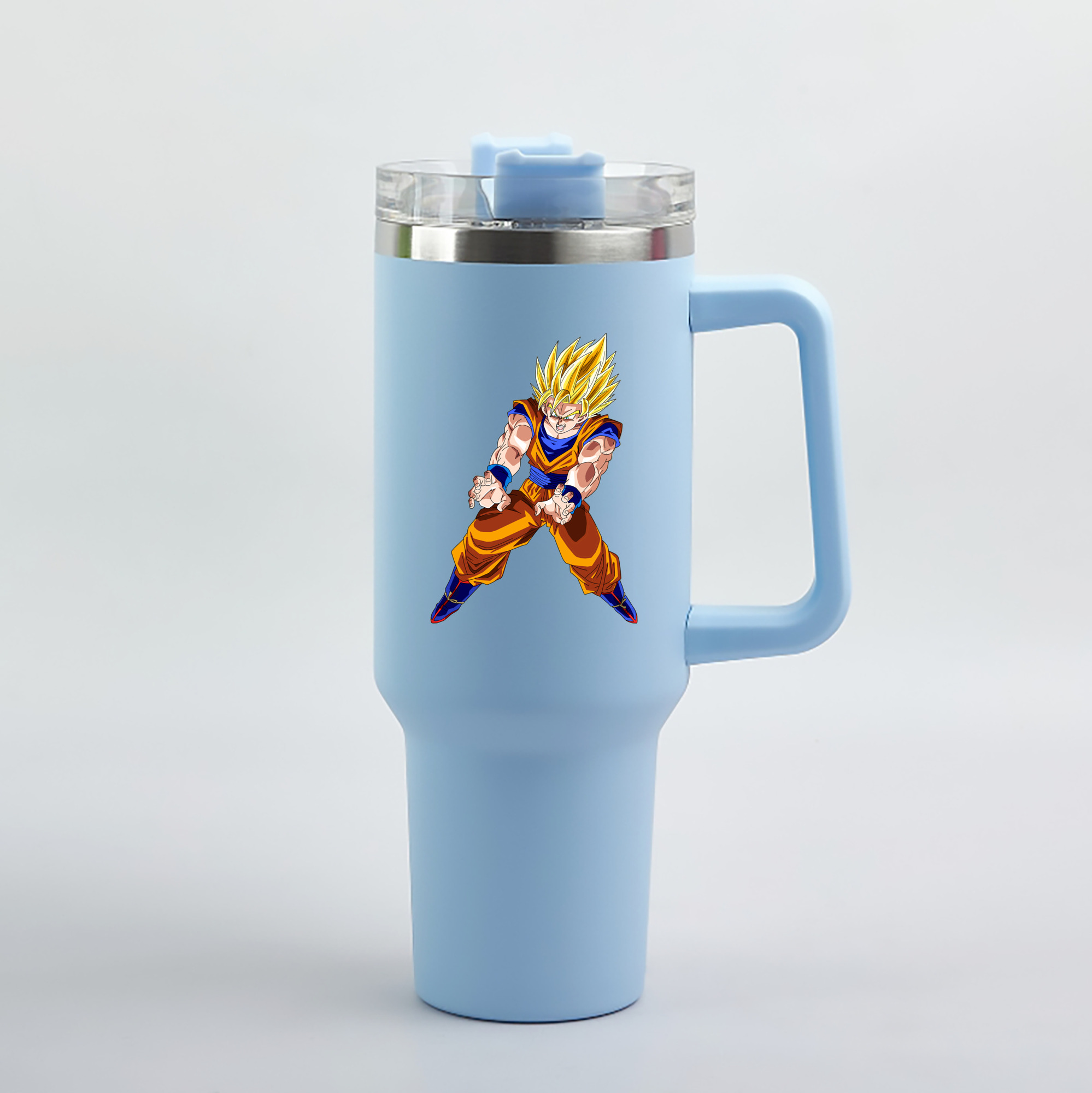 （画像用） ドラゴンボール 孫悟空（そん ごくう）Son Goku カカロット DRAGON BALL Kakarotto 1200mL車用タンブラー（カラープリント）