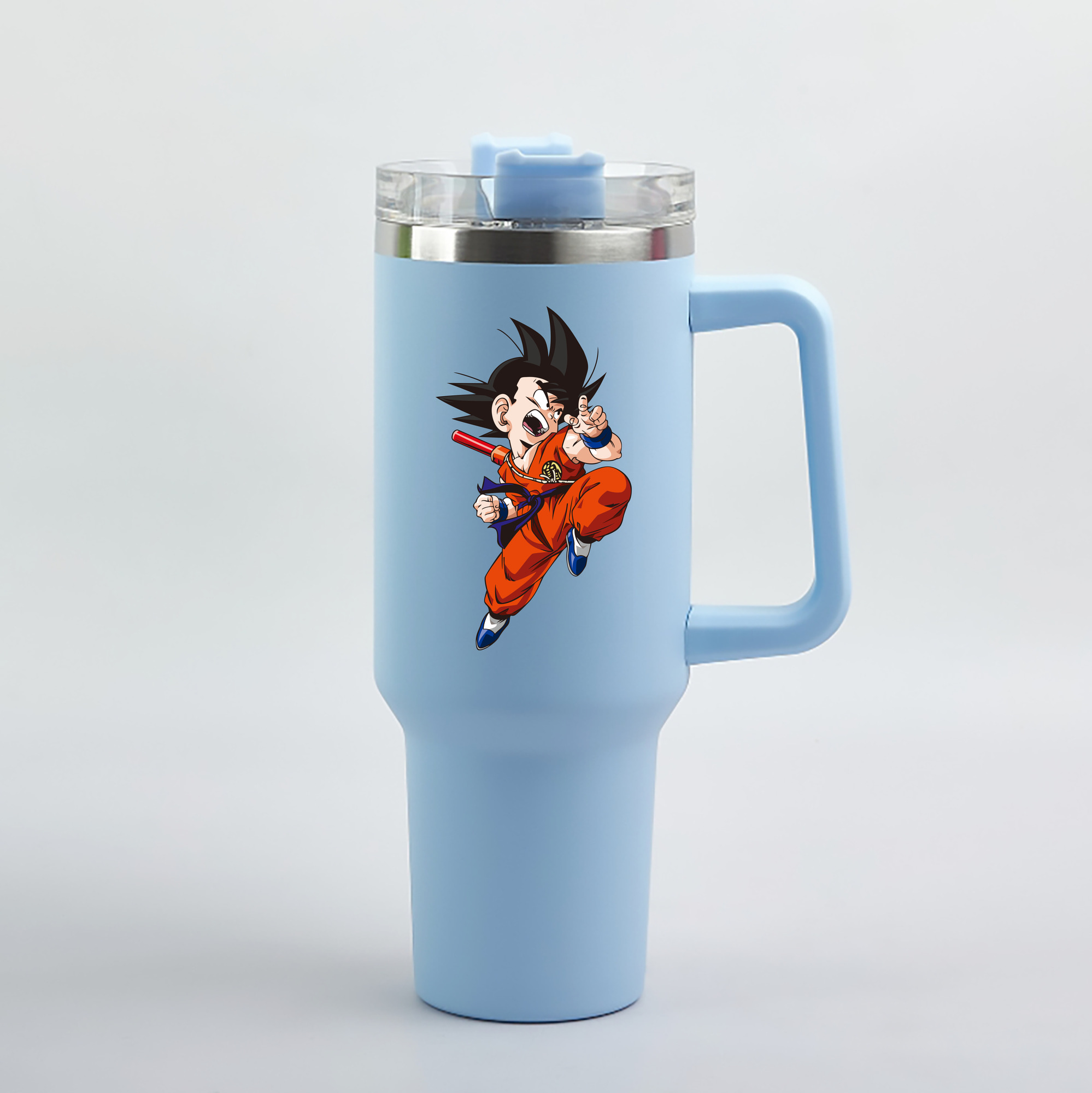 （画像用） ドラゴンボール 孫悟空（そん ごくう）Son Goku カカロット DRAGON BALL Kakarotto 1200mL車用タンブラー（カラープリント）