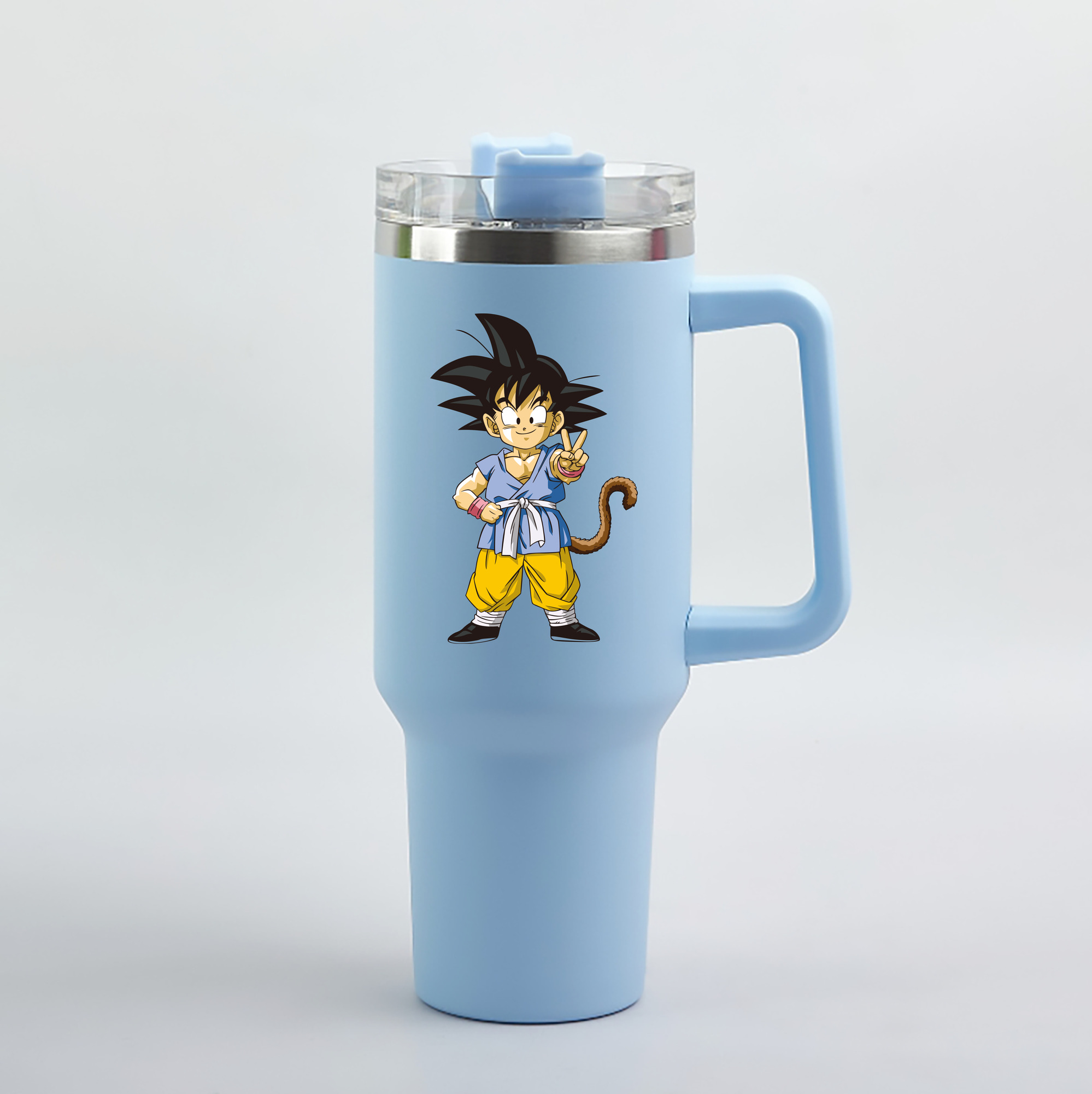 （画像用） ドラゴンボール 孫悟空（そん ごくう）Son Goku カカロット DRAGON BALL Kakarotto 1200mL車用タンブラー（カラープリント）