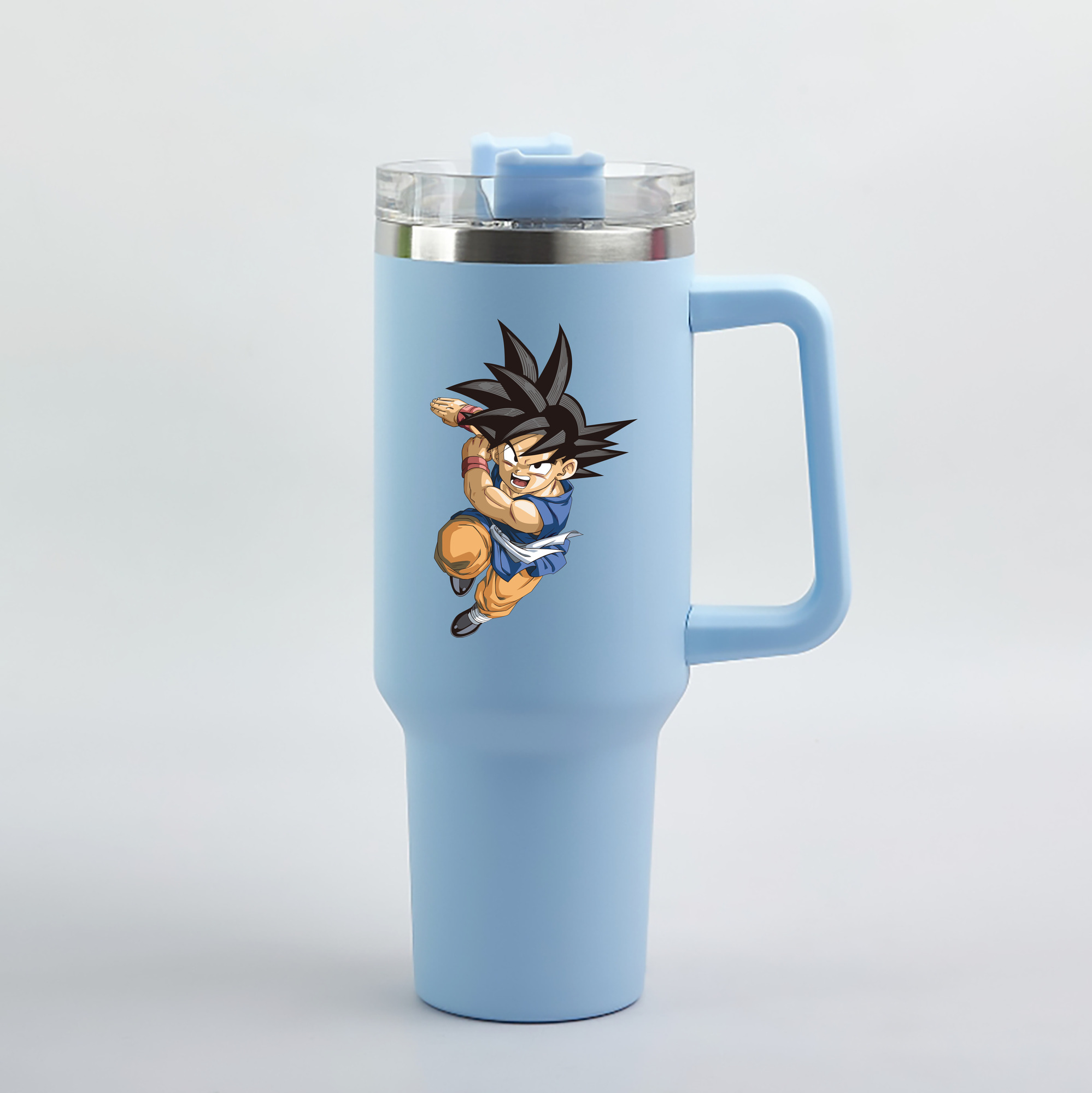 （画像用） ドラゴンボール 孫悟空（そん ごくう）Son Goku カカロット DRAGON BALL Kakarotto 1200mL車用タンブラー（カラープリント）