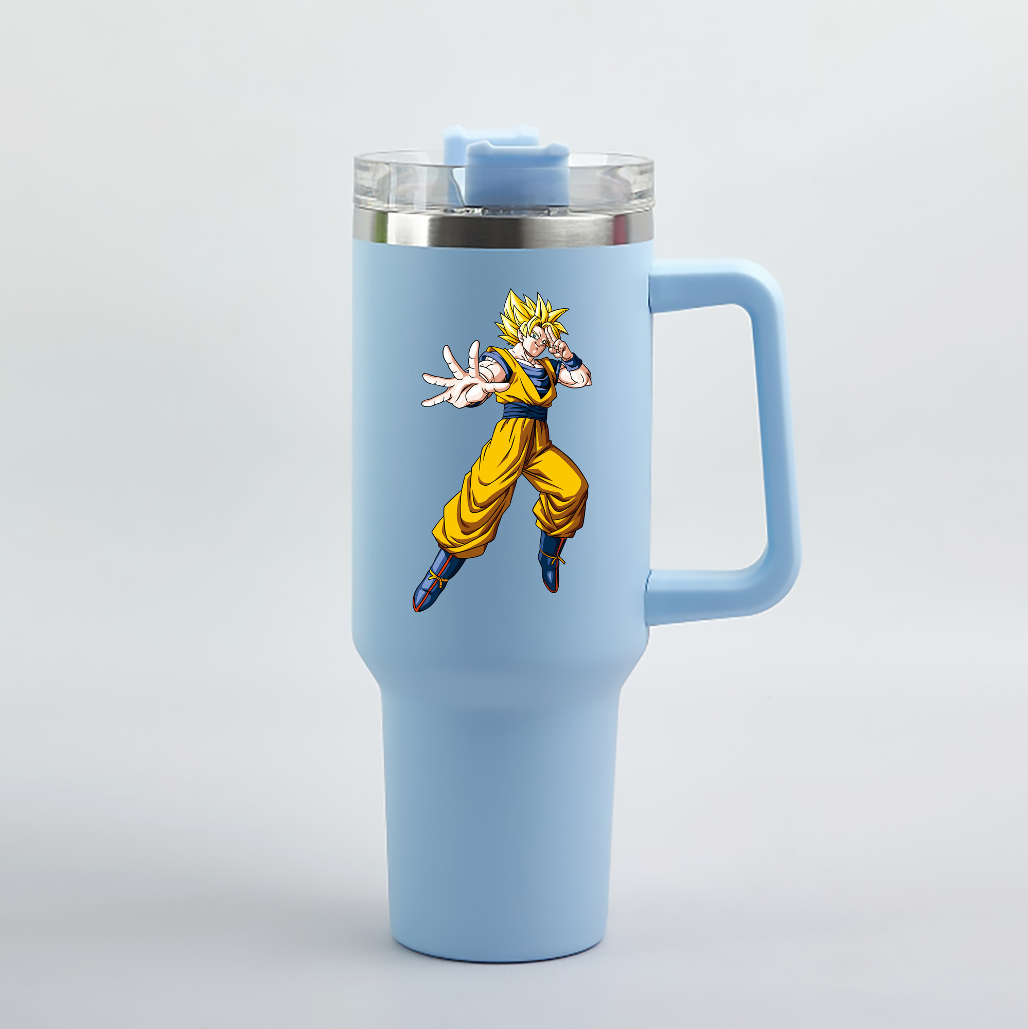 （画像用） ドラゴンボール 孫悟空（そん ごくう）Son Goku カカロット DRAGON BALL Kakarotto 1200mL車用タンブラー（カラープリント）