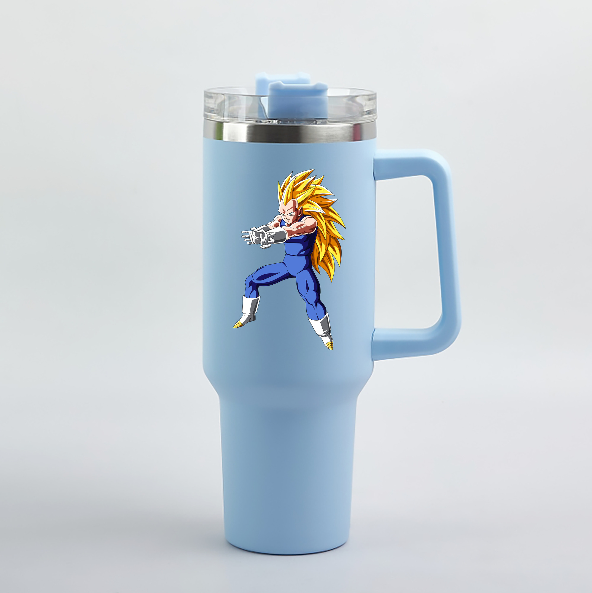 （画像用） ドラゴンボール ベジータ四世（Bejīta Yonsei）DRAGON BALL Vegeta IV 1200mL車用タンブラー（カラープリント）
