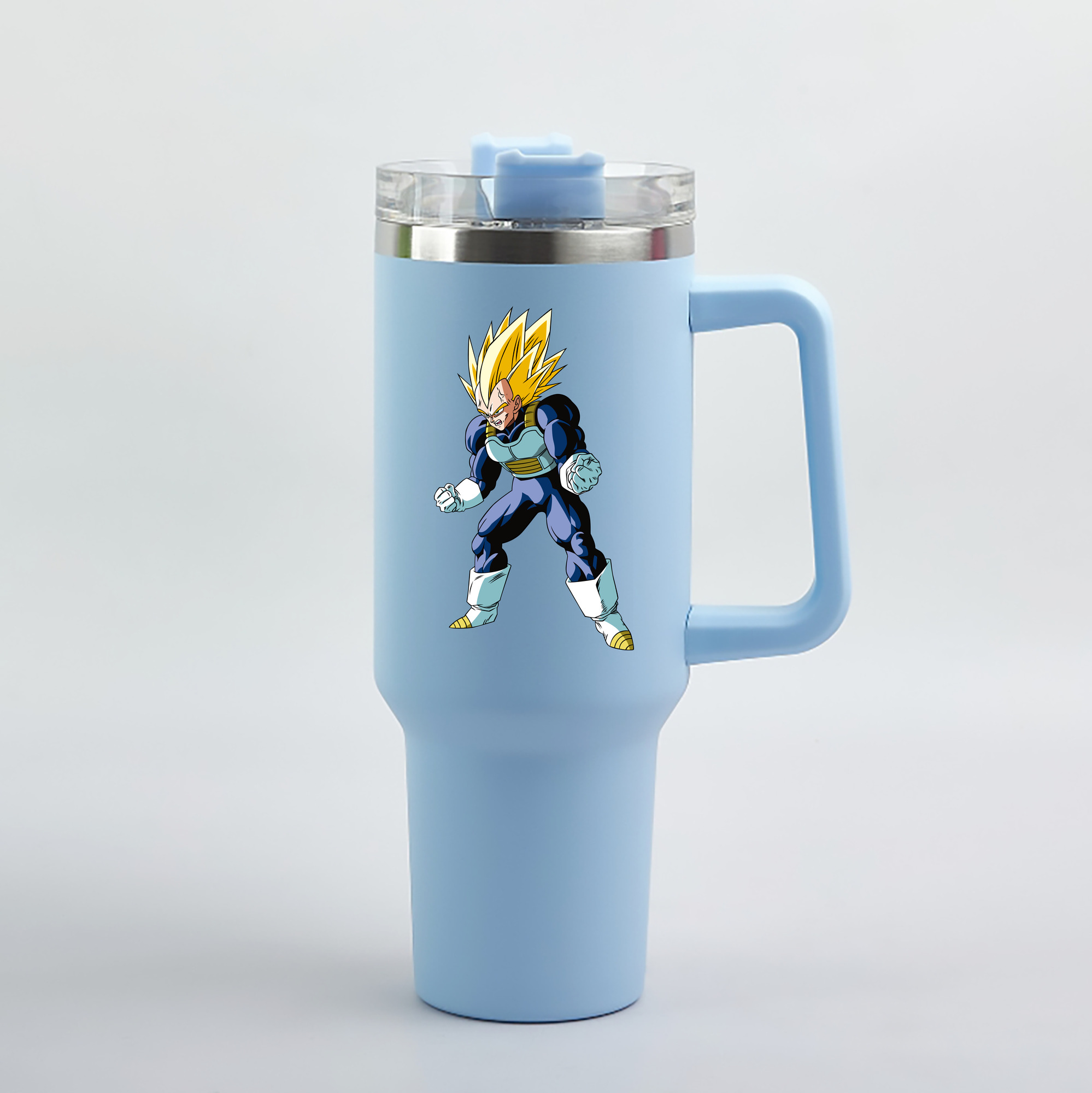 （画像用） ドラゴンボール ベジータ四世（Bejīta Yonsei）DRAGON BALL Vegeta IV 1200mL車用タンブラー（カラープリント）