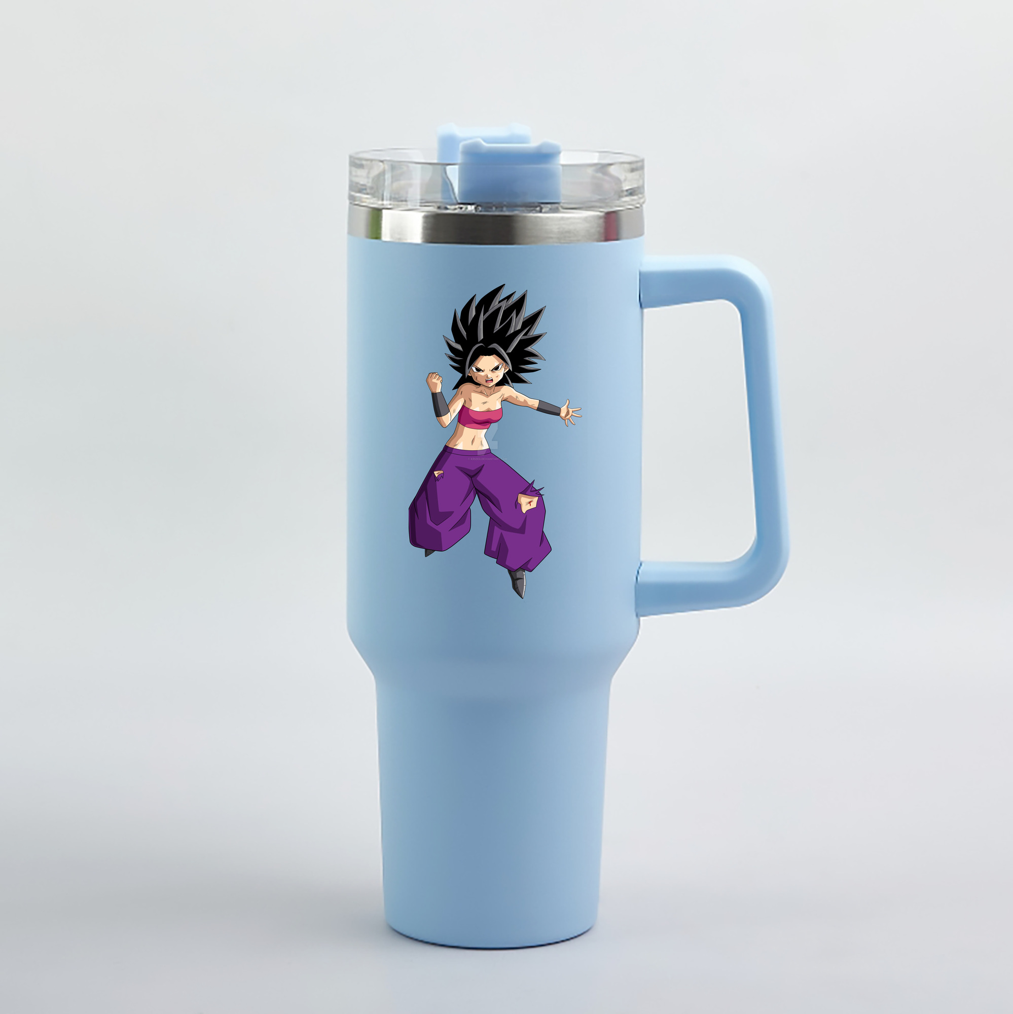 （画像用） ドラゴンボール カリフラ DRAGON BALL Caulifla 1200mL車用タンブラー（カラープリント）