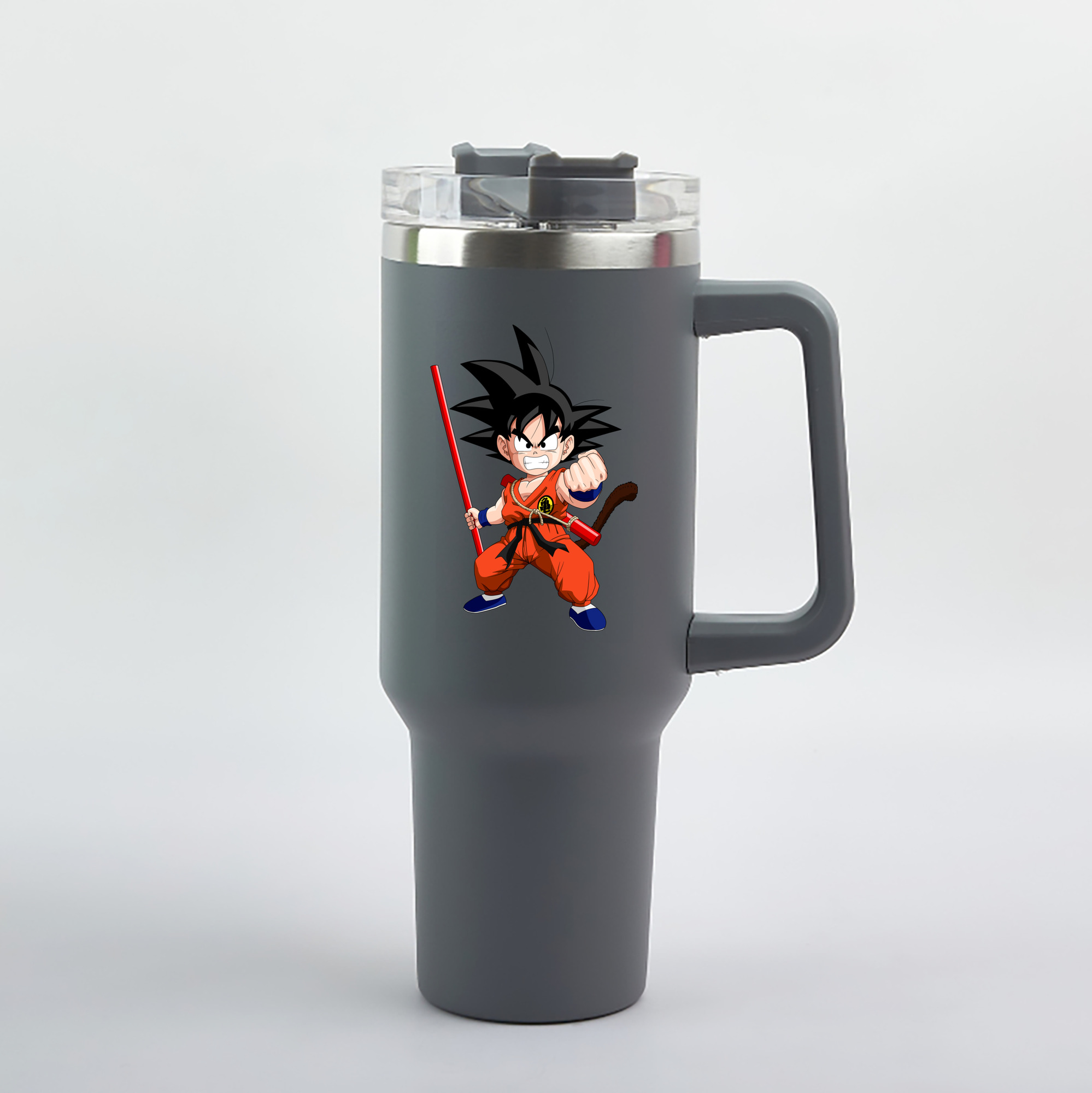 （画像用） ドラゴンボール 孫悟空（そん ごくう）Son Goku カカロット DRAGON BALL Kakarotto 1200mL車用タンブラー（カラープリント）