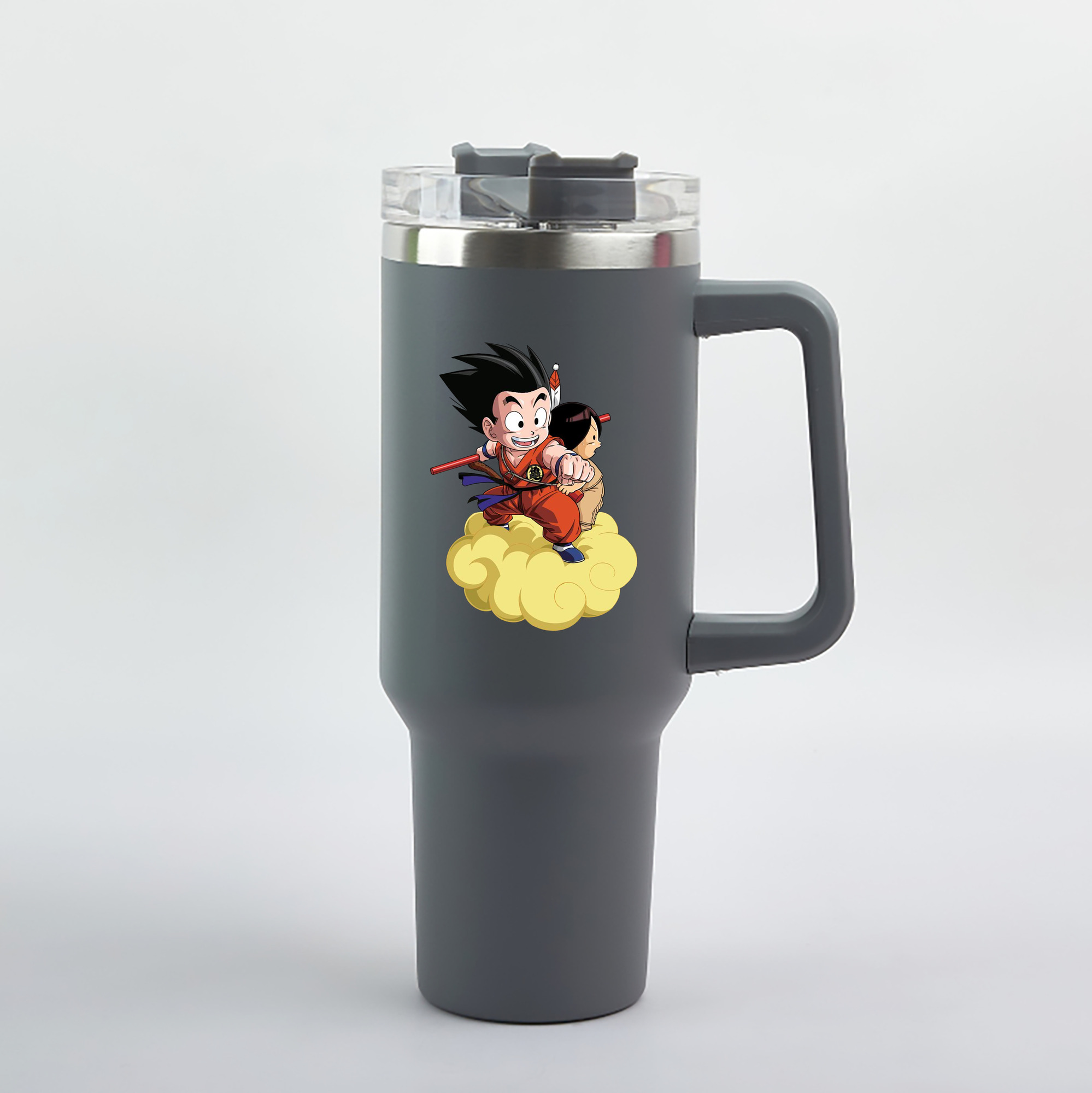 （画像用） ドラゴンボール 孫悟空（そん ごくう）Son Goku カカロット DRAGON BALL Kakarotto 1200mL車用タンブラー（カラープリント）