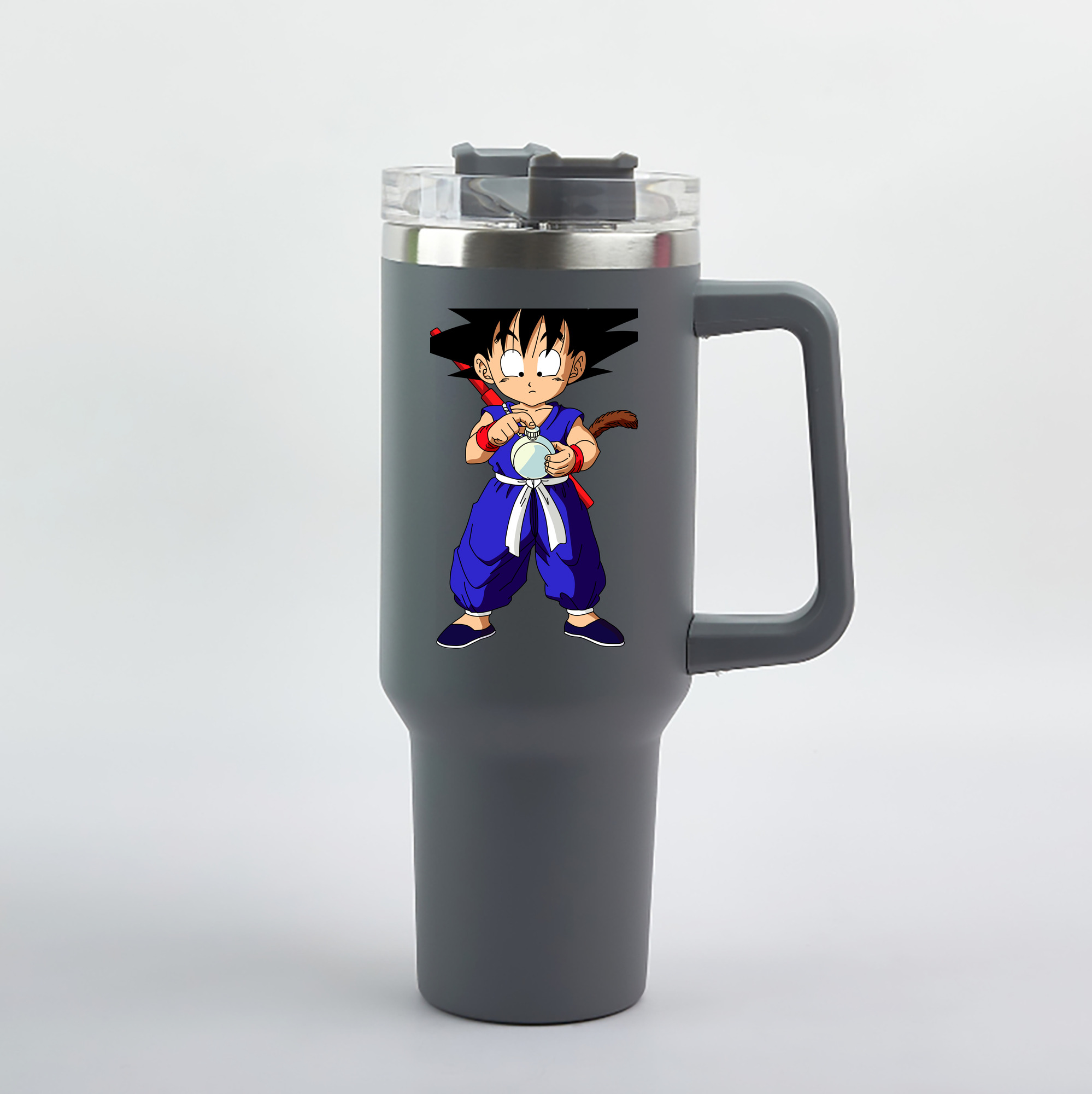 （画像用） ドラゴンボール 孫悟空（そん ごくう）Son Goku カカロット DRAGON BALL Kakarotto 1200mL車用タンブラー（カラープリント）