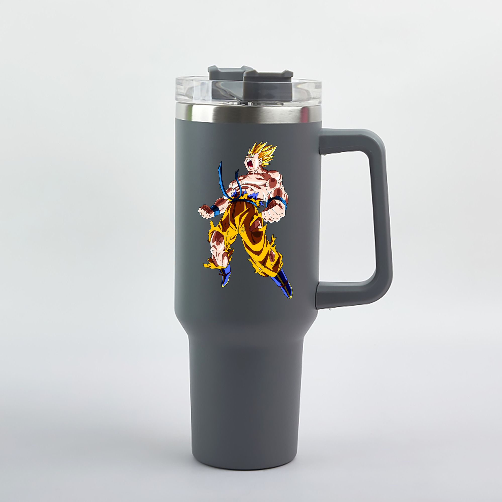（画像用） ドラゴンボール 孫悟空（そん ごくう）Son Goku カカロット DRAGON BALL Kakarotto 1200mL車用タンブラー（カラープリント）