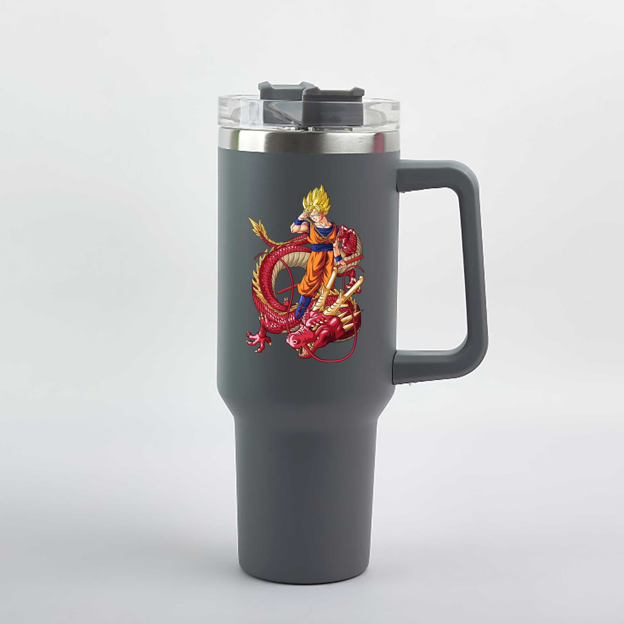 （画像用） ドラゴンボール 孫悟空（そん ごくう）Son Goku カカロット DRAGON BALL Kakarotto 1200mL車用タンブラー（カラープリント）