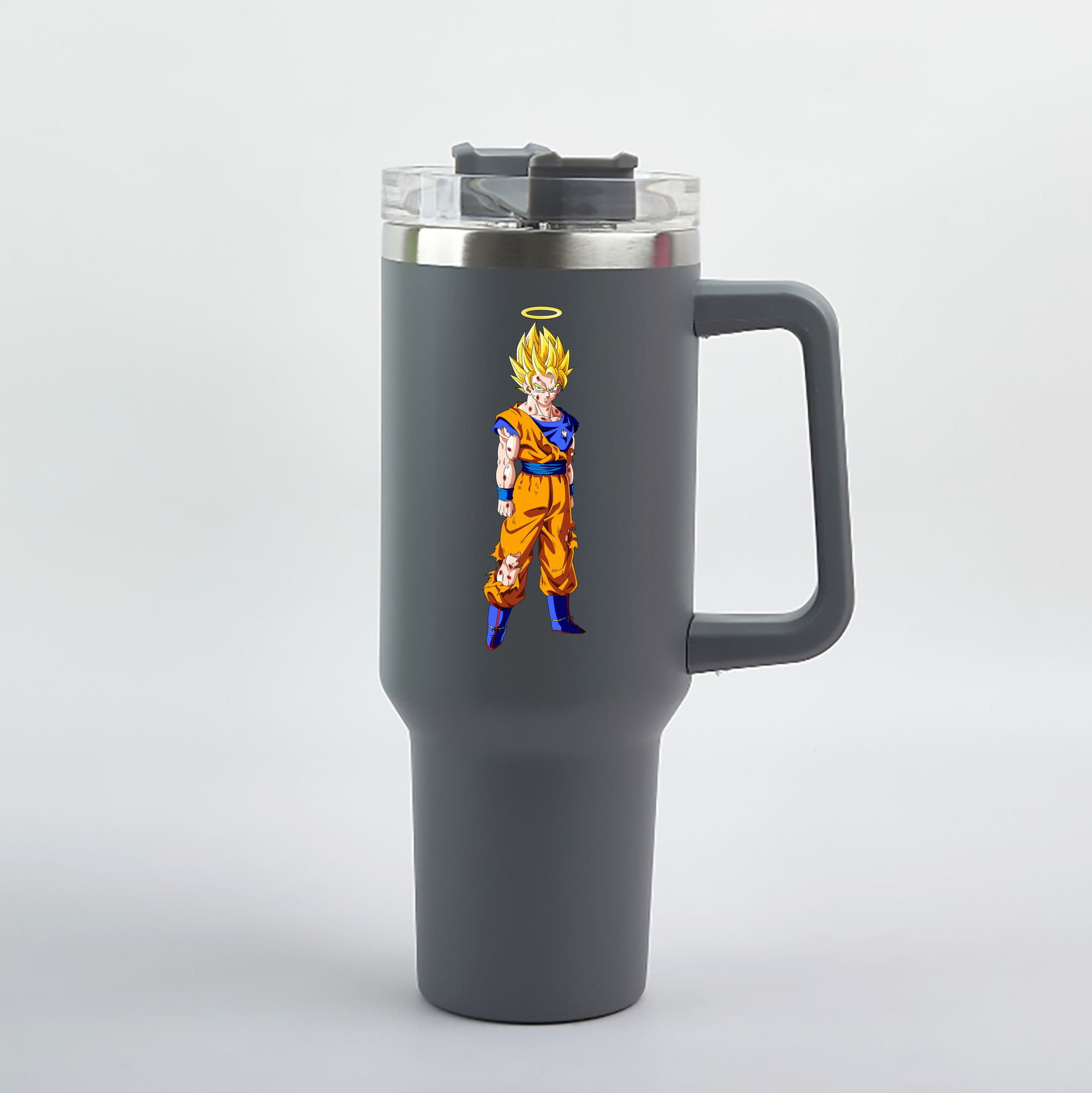 （画像用） ドラゴンボール 孫悟空（そん ごくう）Son Goku カカロット DRAGON BALL Kakarotto 1200mL車用タンブラー（カラープリント）