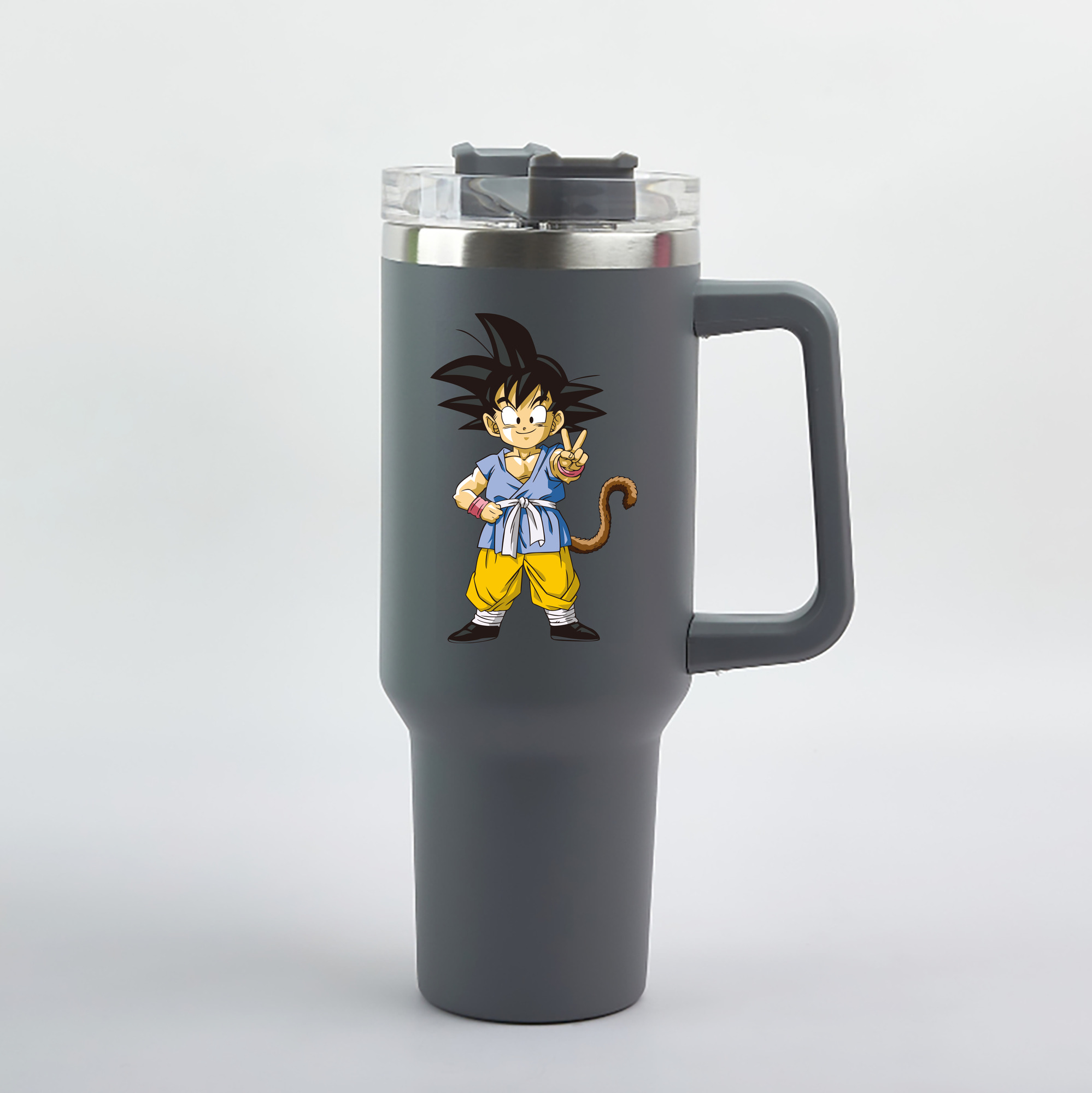 （画像用） ドラゴンボール 孫悟空（そん ごくう）Son Goku カカロット DRAGON BALL Kakarotto 1200mL車用タンブラー（カラープリント）