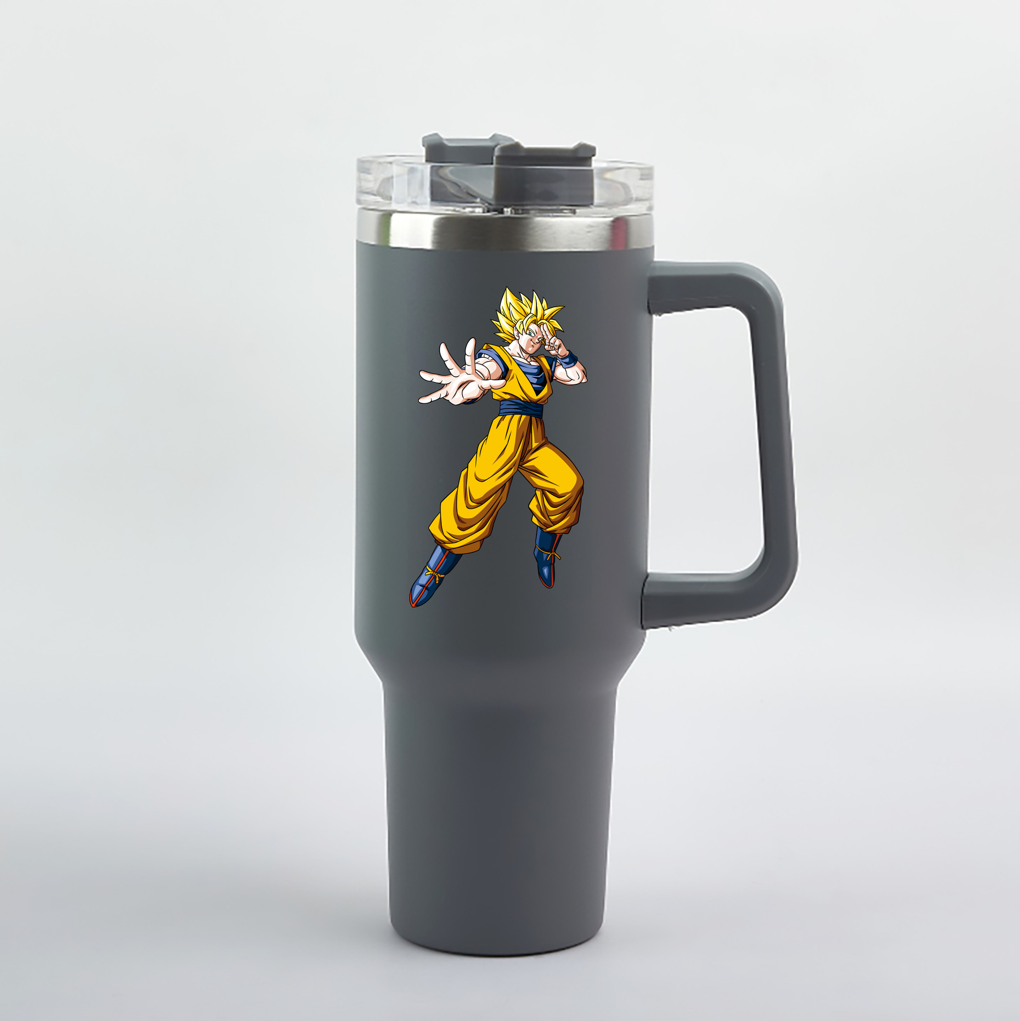 （画像用） ドラゴンボール 孫悟空（そん ごくう）Son Goku カカロット DRAGON BALL Kakarotto 1200mL車用タンブラー（カラープリント）