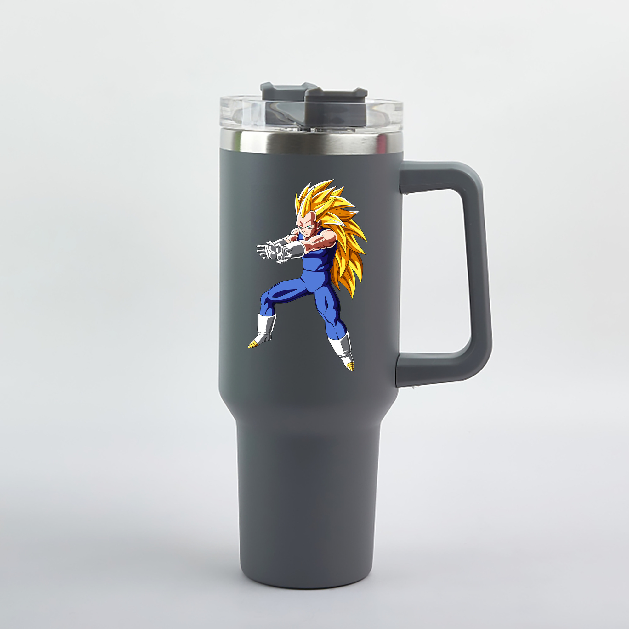（画像用） ドラゴンボール ベジータ四世（Bejīta Yonsei）DRAGON BALL Vegeta IV 1200mL車用タンブラー（カラープリント）