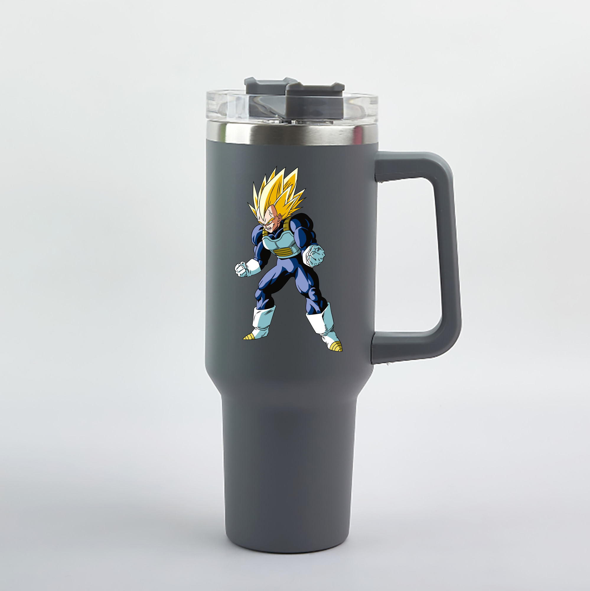 （画像用） ドラゴンボール ベジータ四世（Bejīta Yonsei）DRAGON BALL Vegeta IV 1200mL車用タンブラー（カラープリント）
