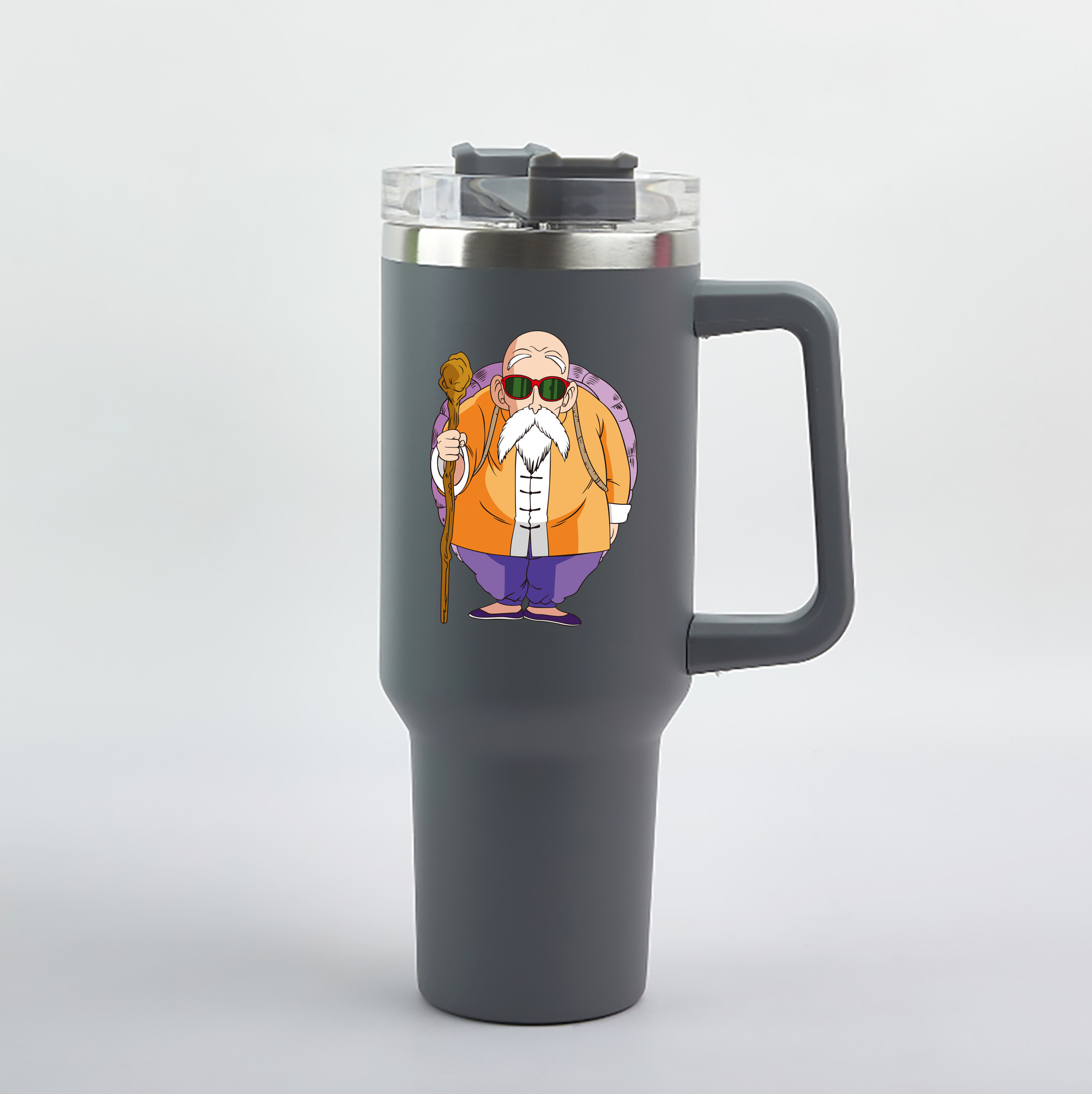 （画像用） ドラゴンボール 亀仙人（かめせんにん） DRAGON BALL Master Roshi Kame Sennin 1200mL車用タンブラー（カラープリント）