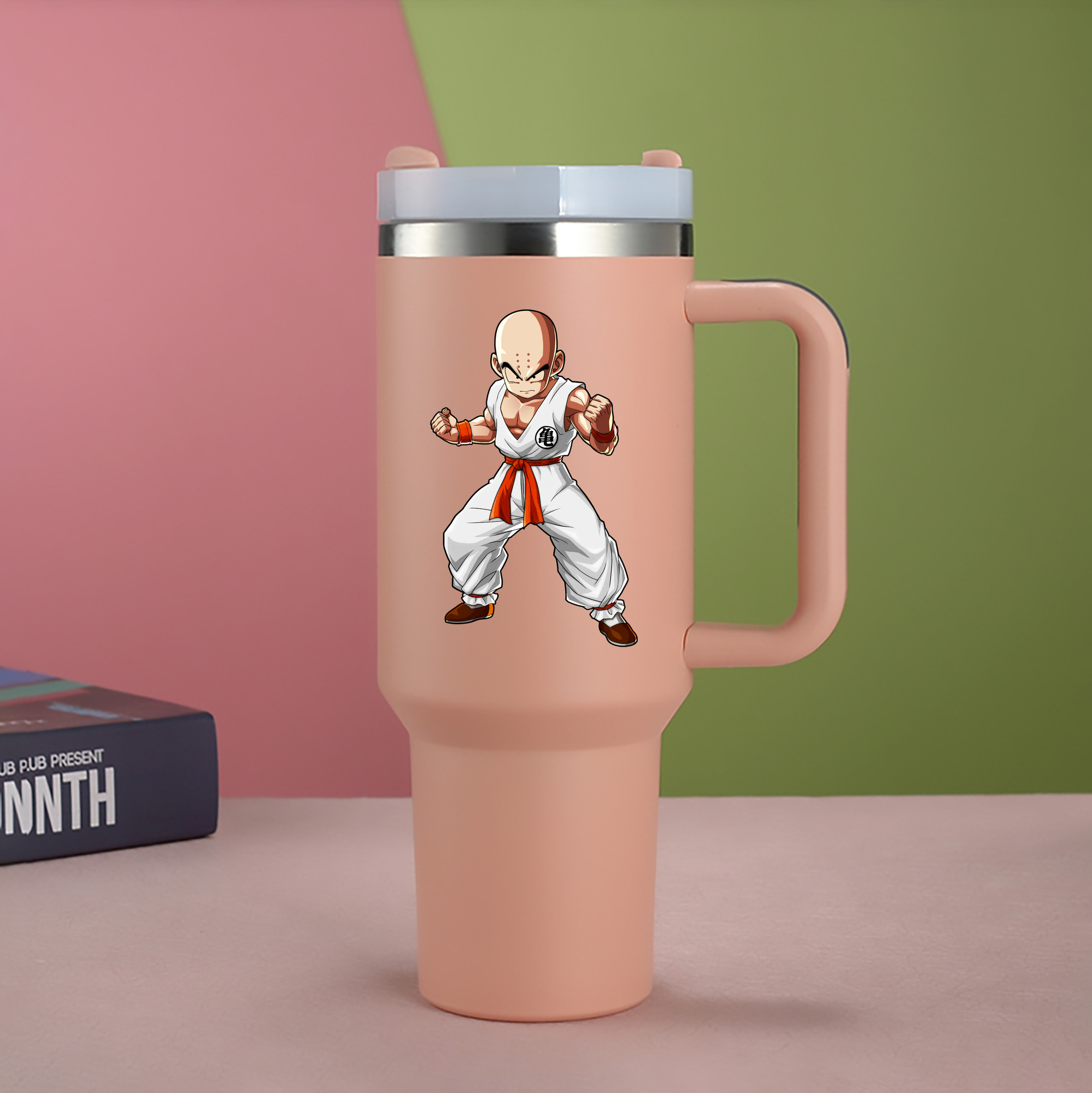 （画像用） ドラゴンボール クリリン DRAGON BALL krillin 1200mL車用タンブラー（カラープリント）