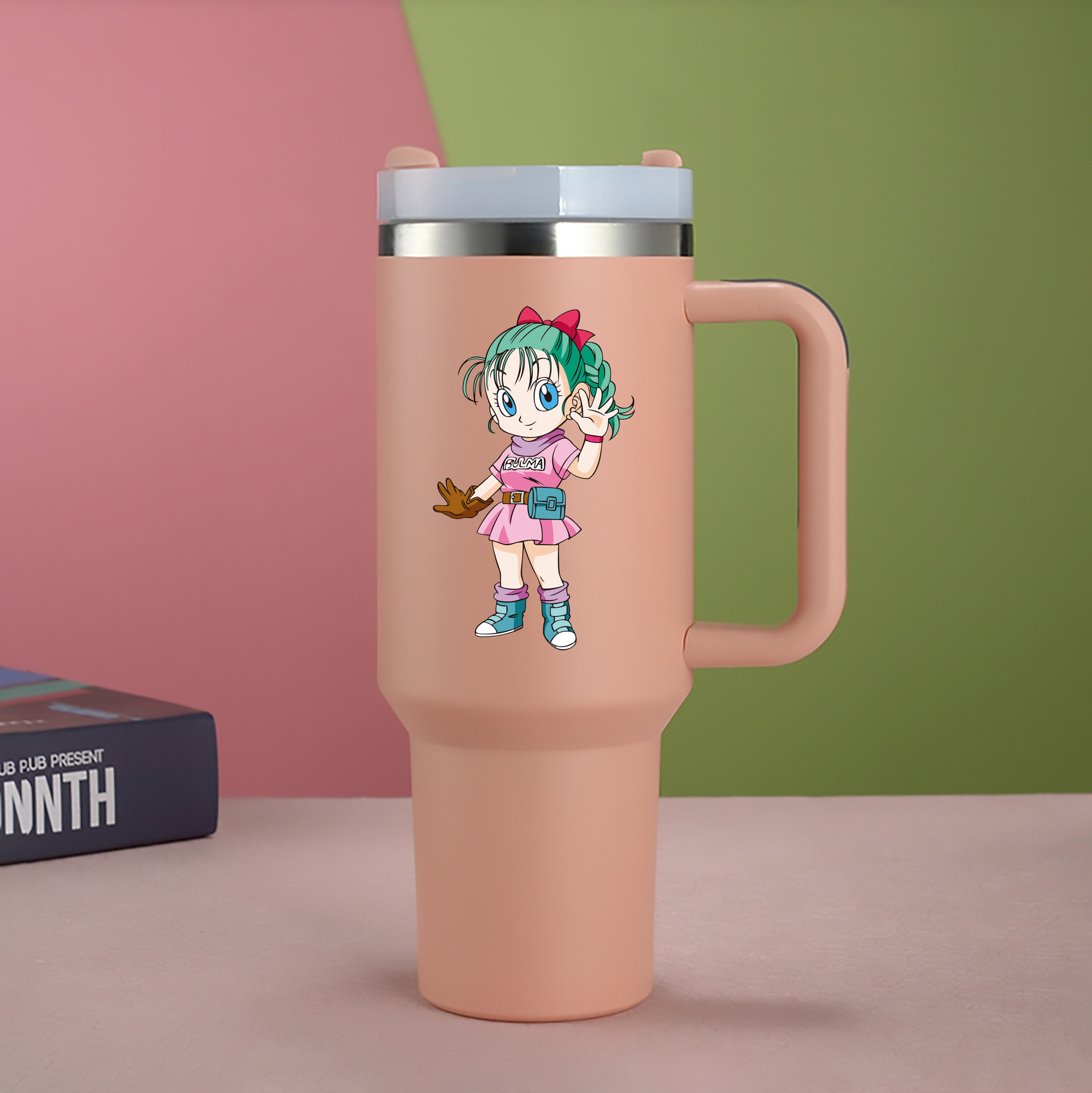 （画像用） ドラゴンボール ブルマ DRAGON BALL Bulma 1200mL車用タンブラー（カラープリント）
