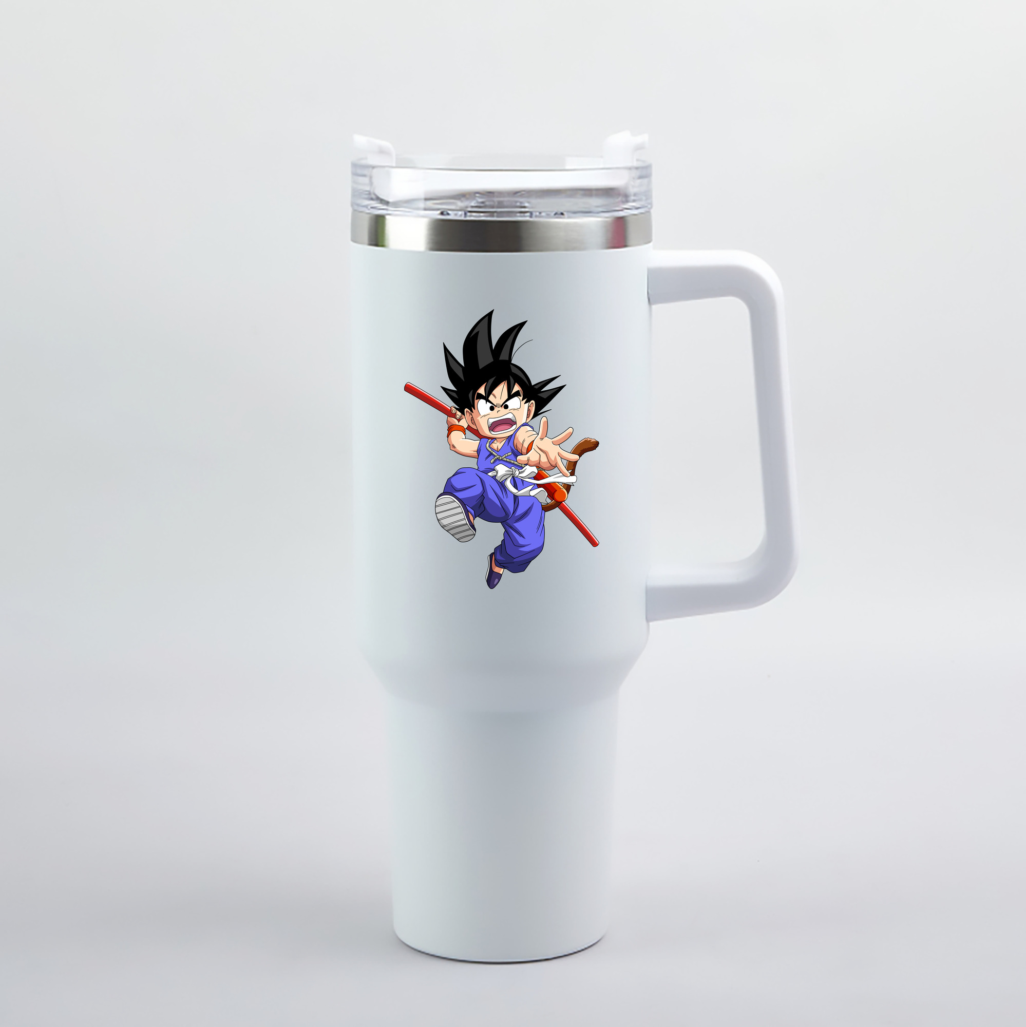 （画像用） ドラゴンボール 孫悟空（そん ごくう）Son Goku カカロット DRAGON BALL Kakarotto 1200mL車用タンブラー（カラープリント）