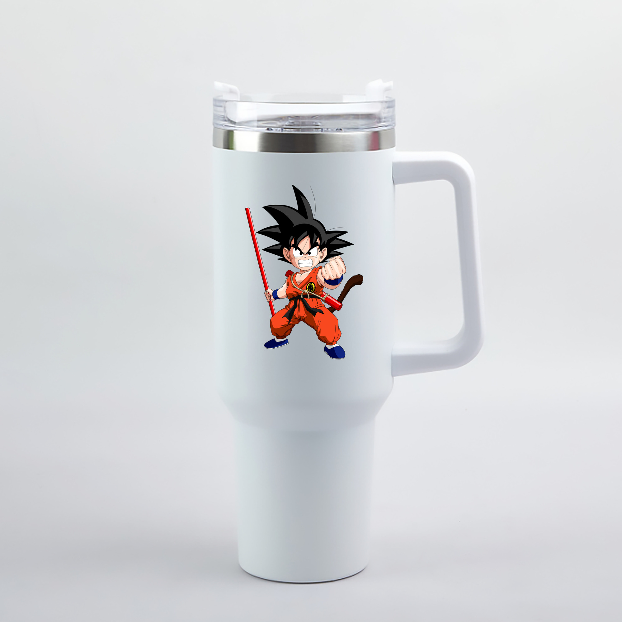 （画像用） ドラゴンボール 孫悟空（そん ごくう）Son Goku カカロット DRAGON BALL Kakarotto 1200mL車用タンブラー（カラープリント）