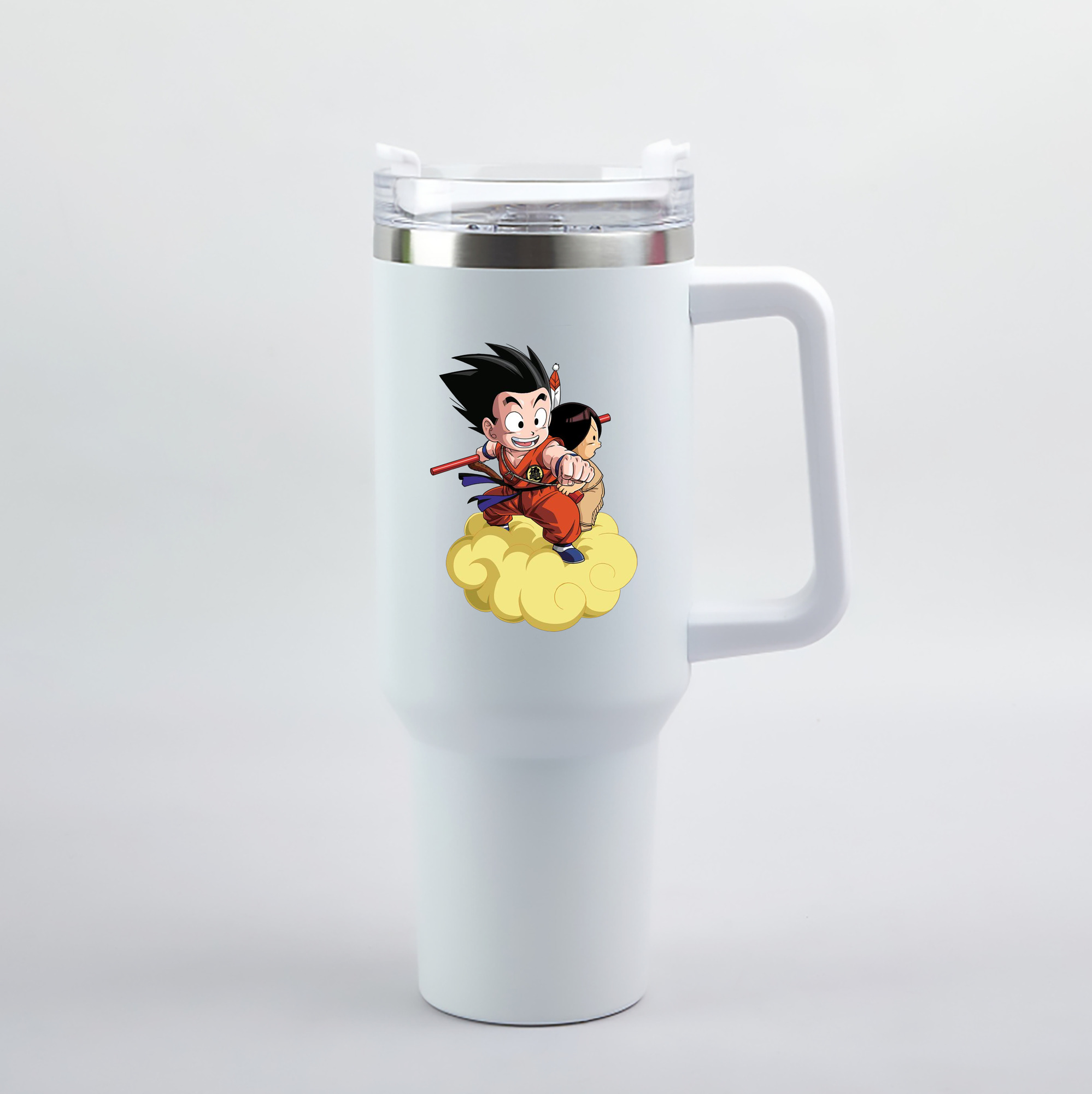 （画像用） ドラゴンボール 孫悟空（そん ごくう）Son Goku カカロット DRAGON BALL Kakarotto 1200mL車用タンブラー（カラープリント）