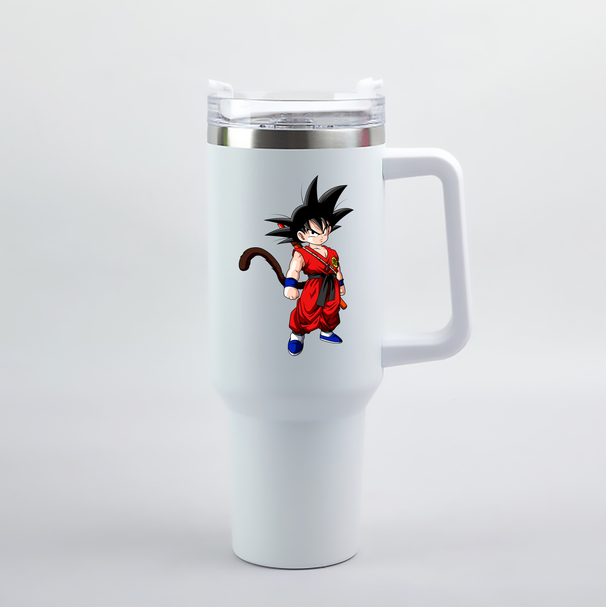 （画像用） ドラゴンボール 孫悟空（そん ごくう）Son Goku カカロット DRAGON BALL Kakarotto 1200mL車用タンブラー（カラープリント）
