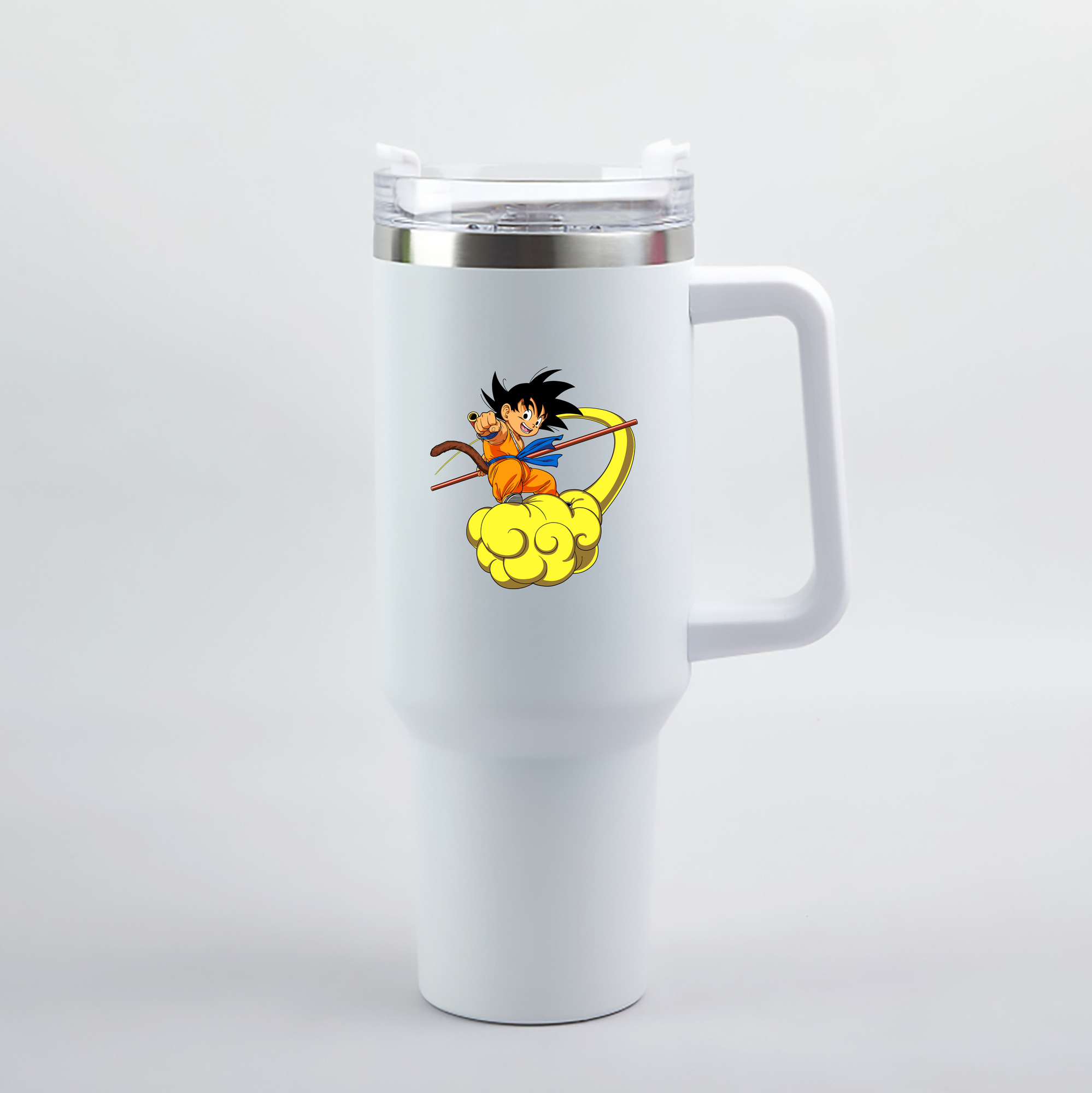 （画像用） ドラゴンボール 孫悟空（そん ごくう）Son Goku カカロット DRAGON BALL Kakarotto 1200mL車用タンブラー（カラープリント）