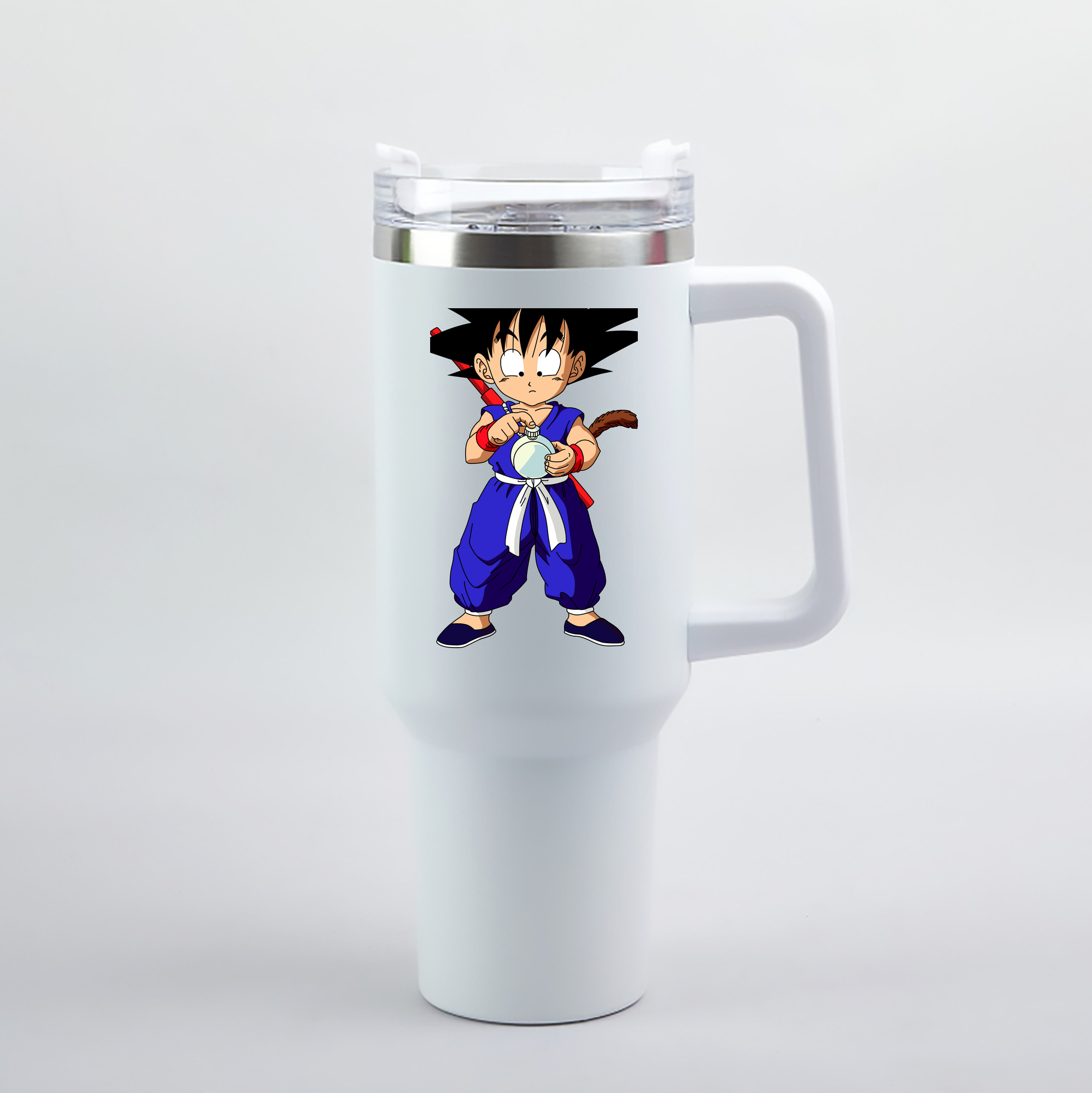 （画像用） ドラゴンボール 孫悟空（そん ごくう）Son Goku カカロット DRAGON BALL Kakarotto 1200mL車用タンブラー（カラープリント）