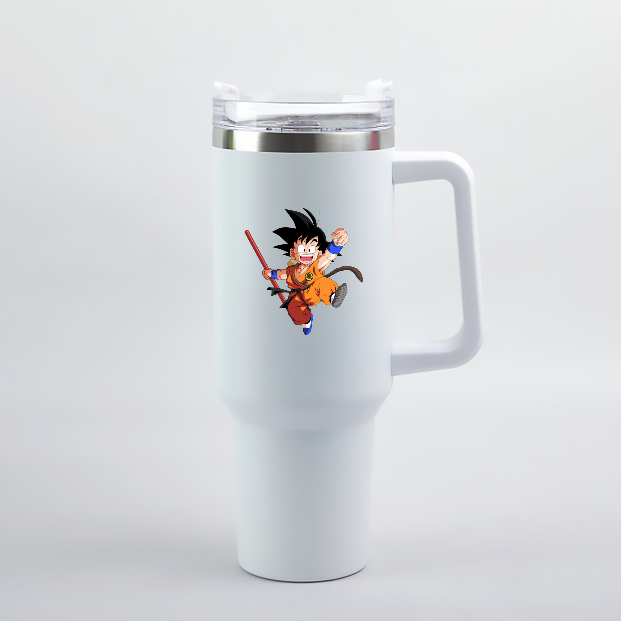 （画像用） ドラゴンボール 孫悟空（そん ごくう）Son Goku カカロット DRAGON BALL Kakarotto 1200mL車用タンブラー（カラープリント）