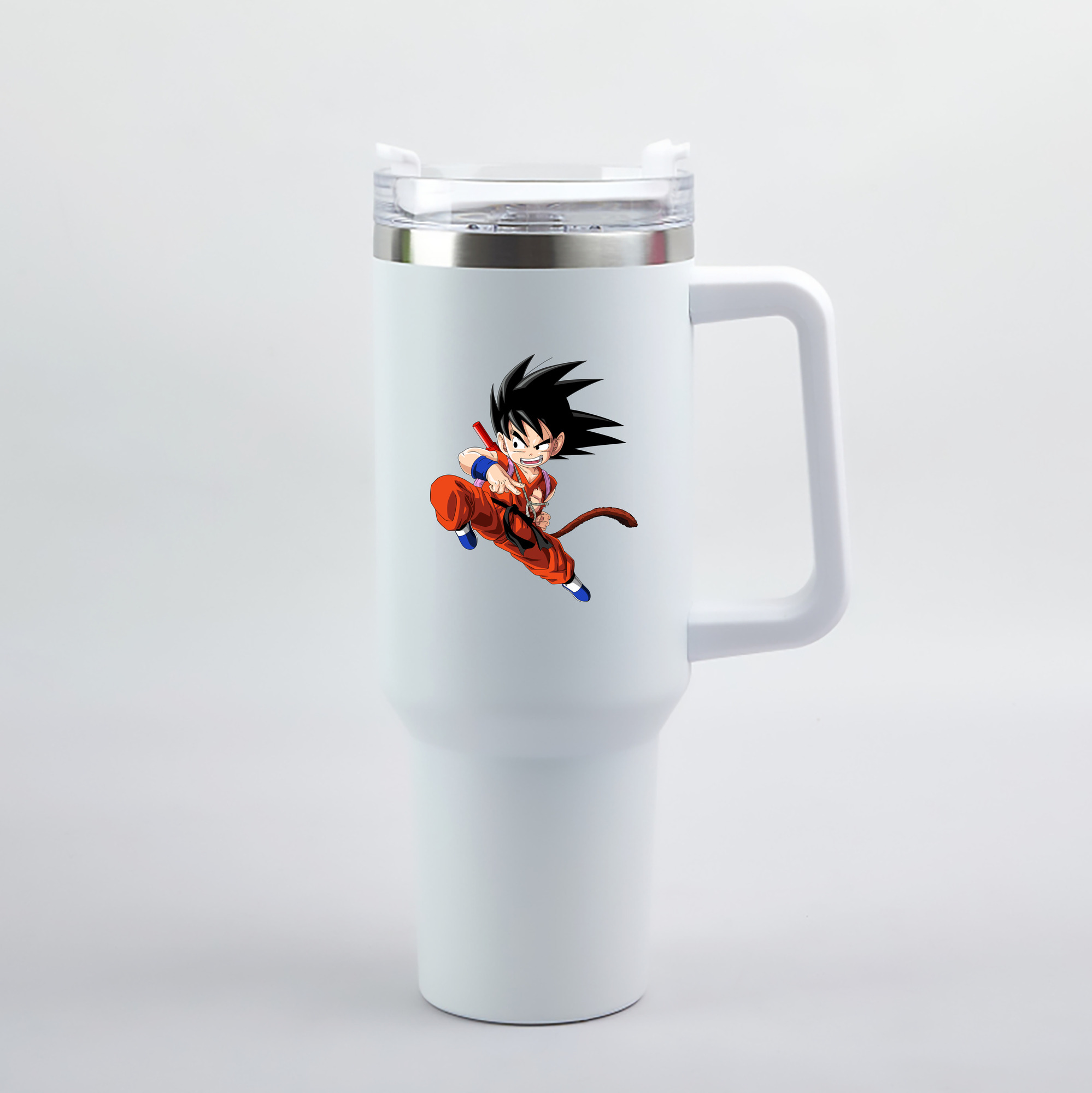 （画像用） ドラゴンボール 孫悟空（そん ごくう）Son Goku カカロット DRAGON BALL Kakarotto 1200mL車用タンブラー（カラープリント）