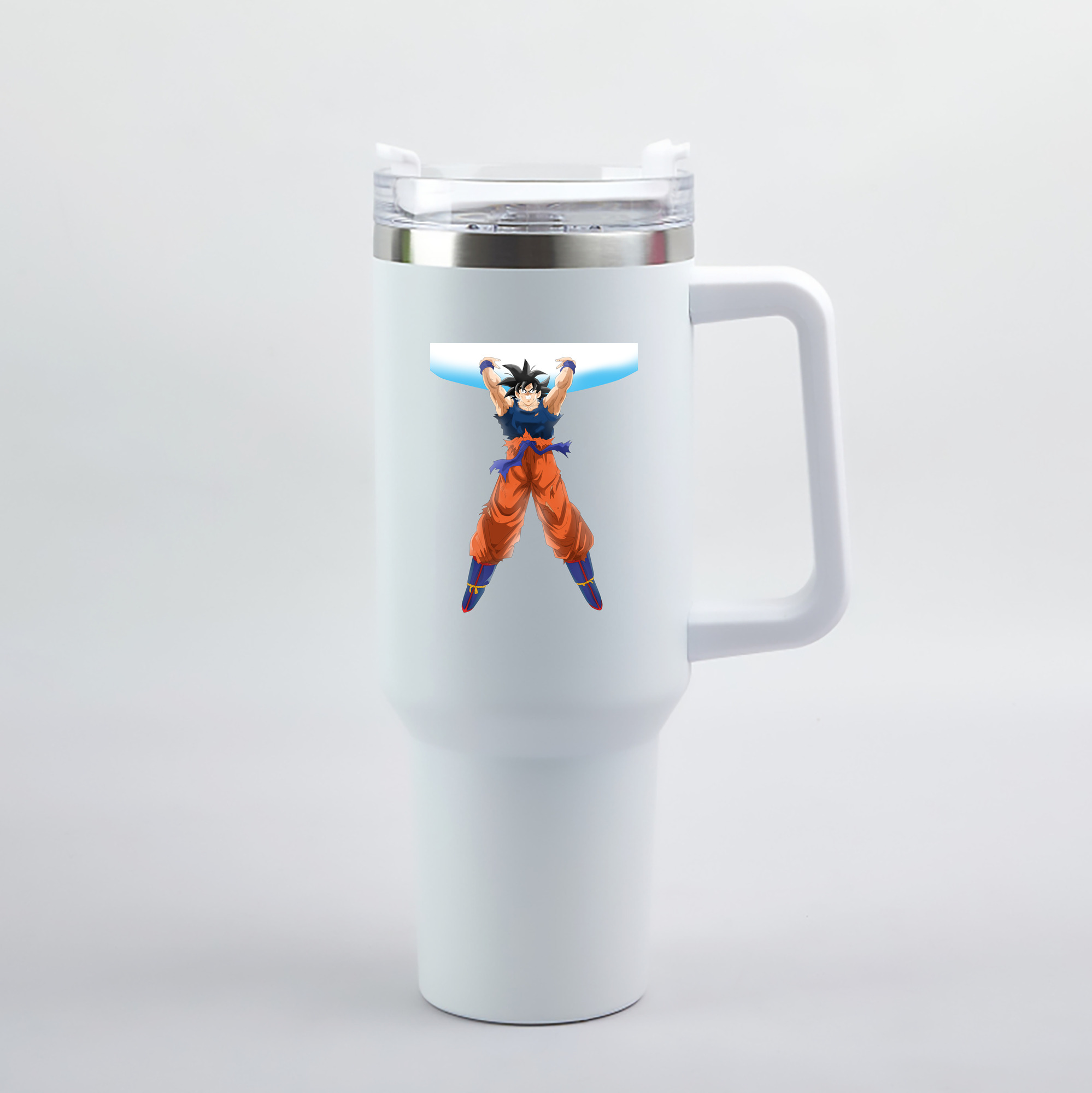 （画像用） ドラゴンボール 孫悟空（そん ごくう）Son Goku カカロット DRAGON BALL Kakarotto 1200mL車用タンブラー（カラープリント）