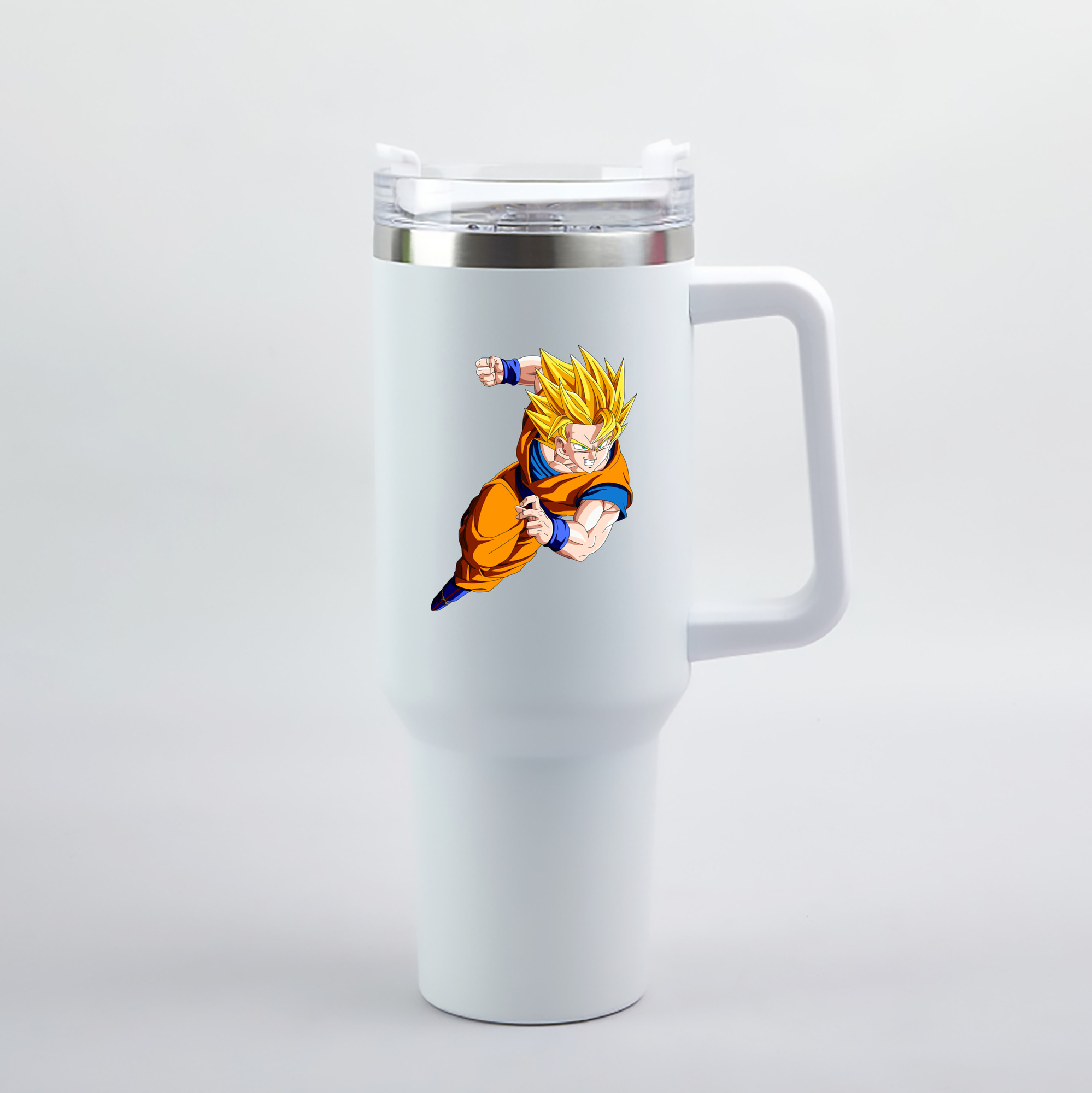 （画像用） ドラゴンボール 孫悟空（そん ごくう）Son Goku カカロット DRAGON BALL Kakarotto 1200mL車用タンブラー（カラープリント）