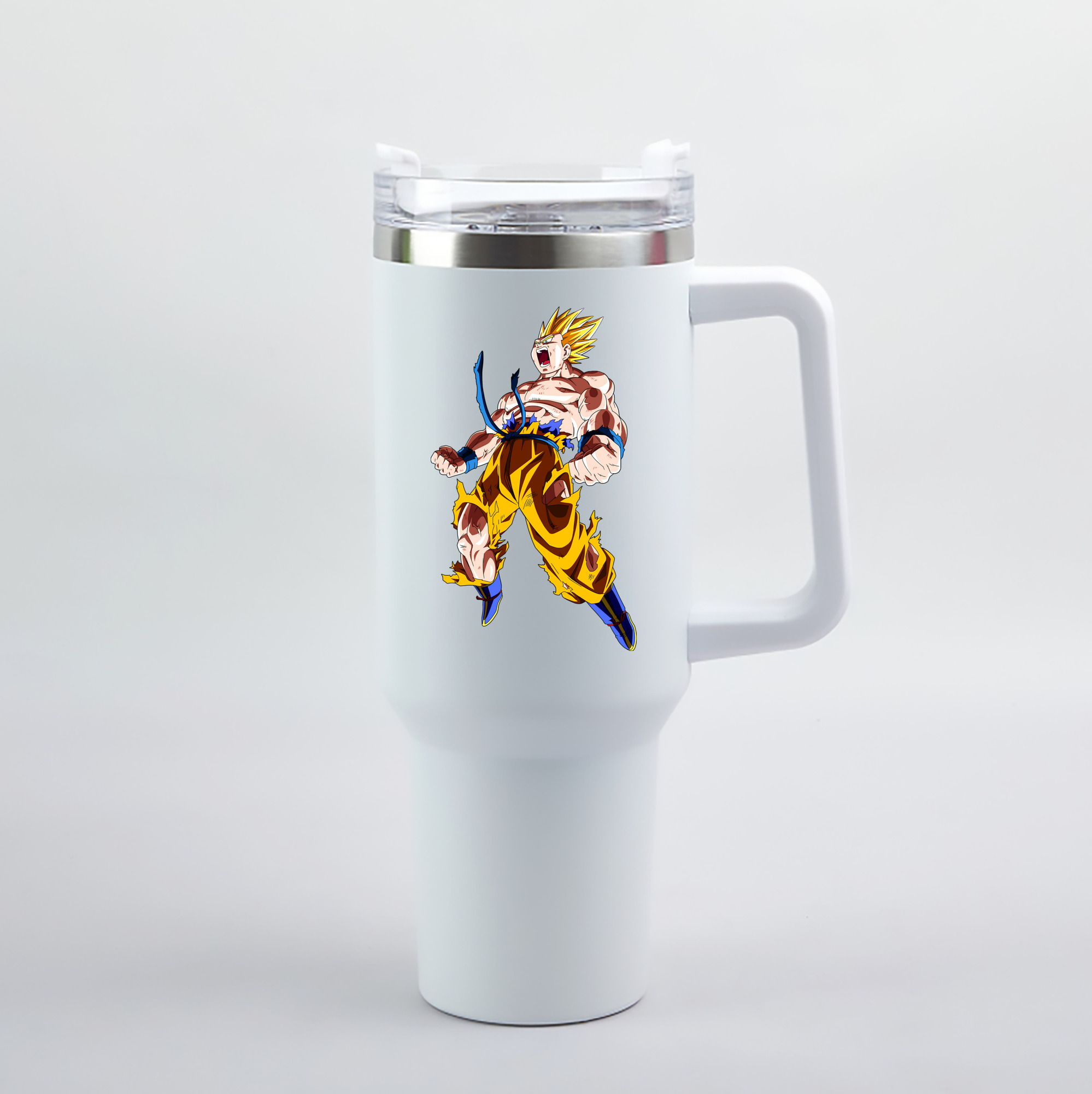 （画像用） ドラゴンボール 孫悟空（そん ごくう）Son Goku カカロット DRAGON BALL Kakarotto 1200mL車用タンブラー（カラープリント）