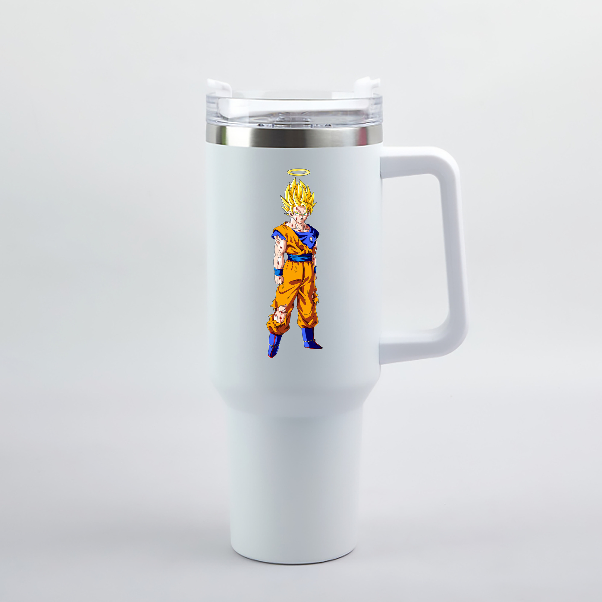 （画像用） ドラゴンボール 孫悟空（そん ごくう）Son Goku カカロット DRAGON BALL Kakarotto 1200mL車用タンブラー（カラープリント）