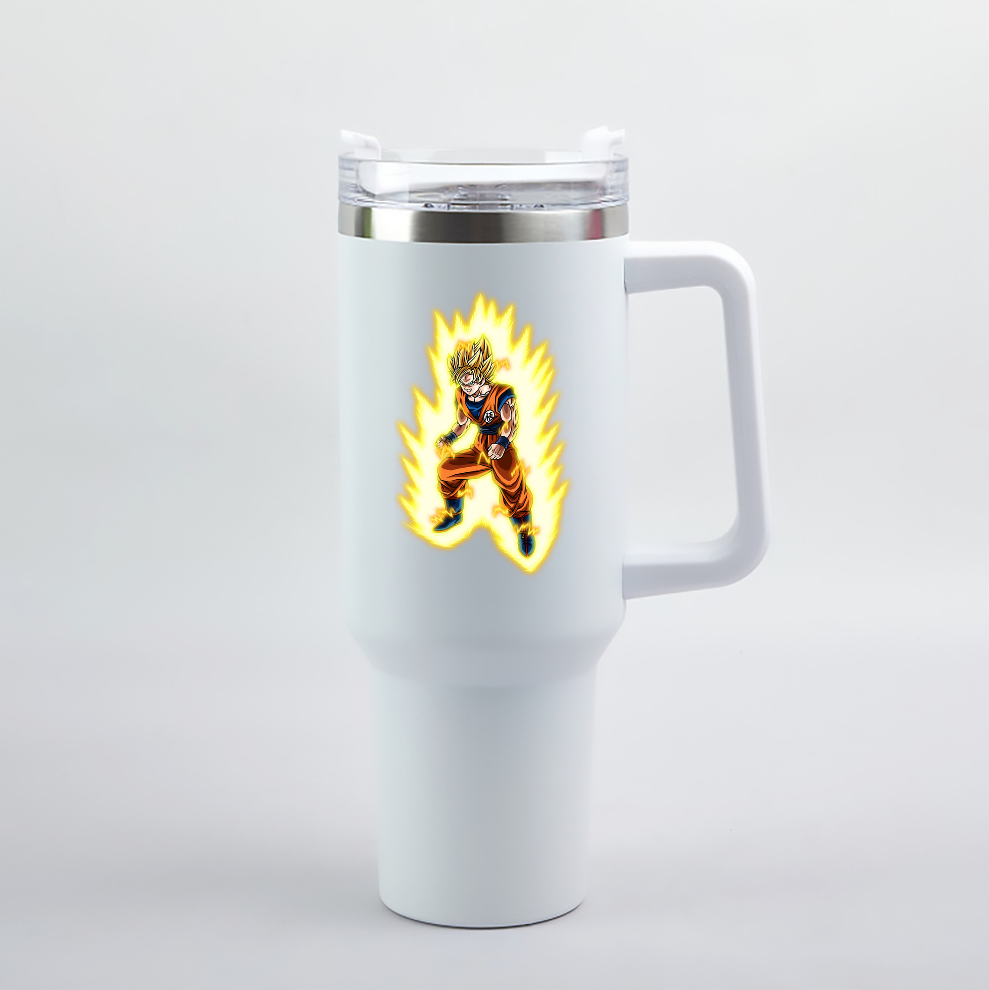 （画像用） ドラゴンボール 孫悟空（そん ごくう）Son Goku カカロット DRAGON BALL Kakarotto 1200mL車用タンブラー（カラープリント）