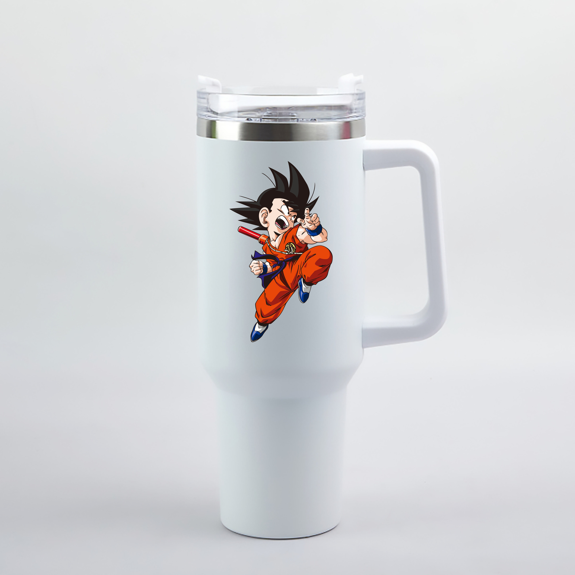 （画像用） ドラゴンボール 孫悟空（そん ごくう）Son Goku カカロット DRAGON BALL Kakarotto 1200mL車用タンブラー（カラープリント）