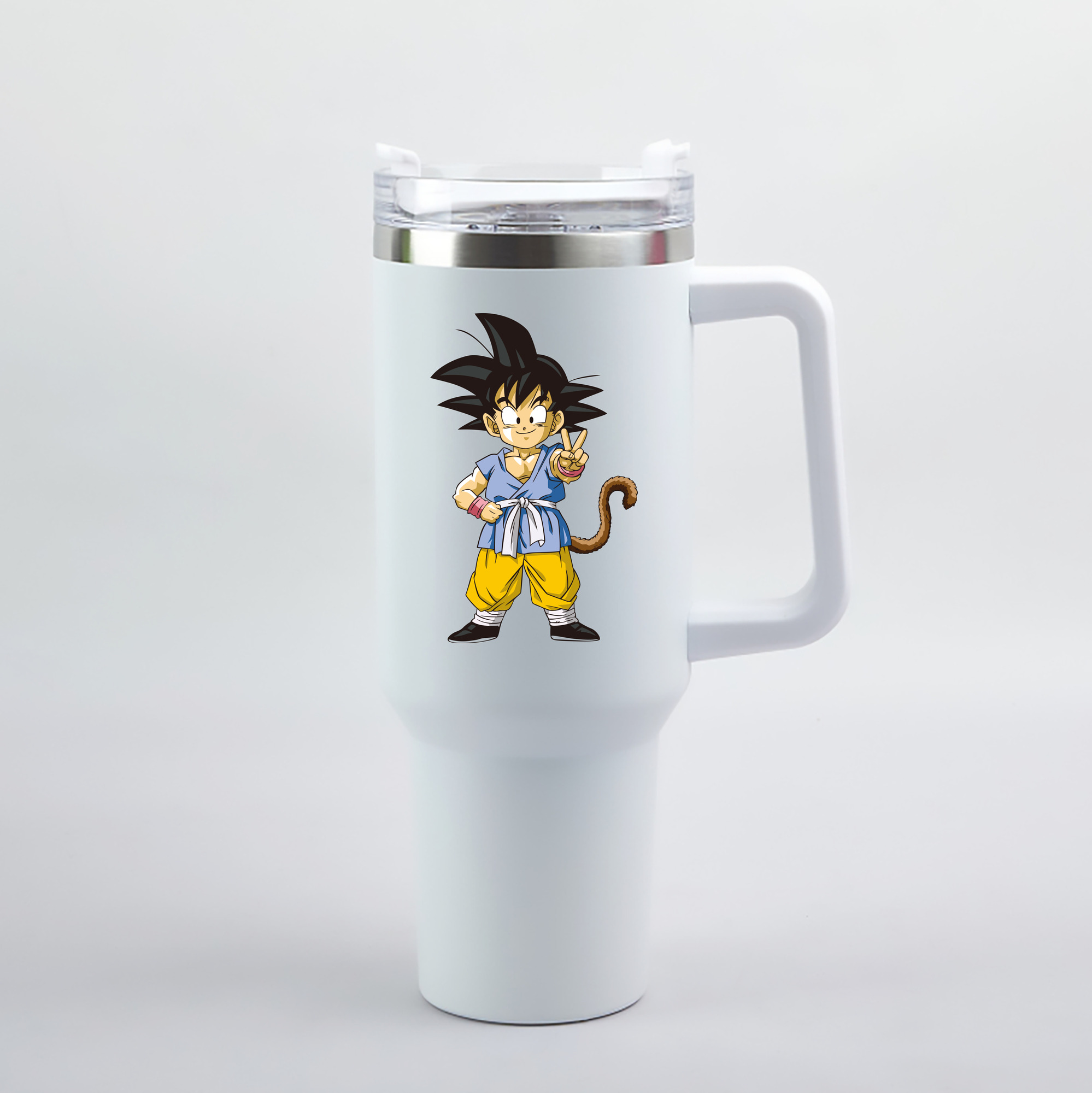 （画像用） ドラゴンボール 孫悟空（そん ごくう）Son Goku カカロット DRAGON BALL Kakarotto 1200mL車用タンブラー（カラープリント）