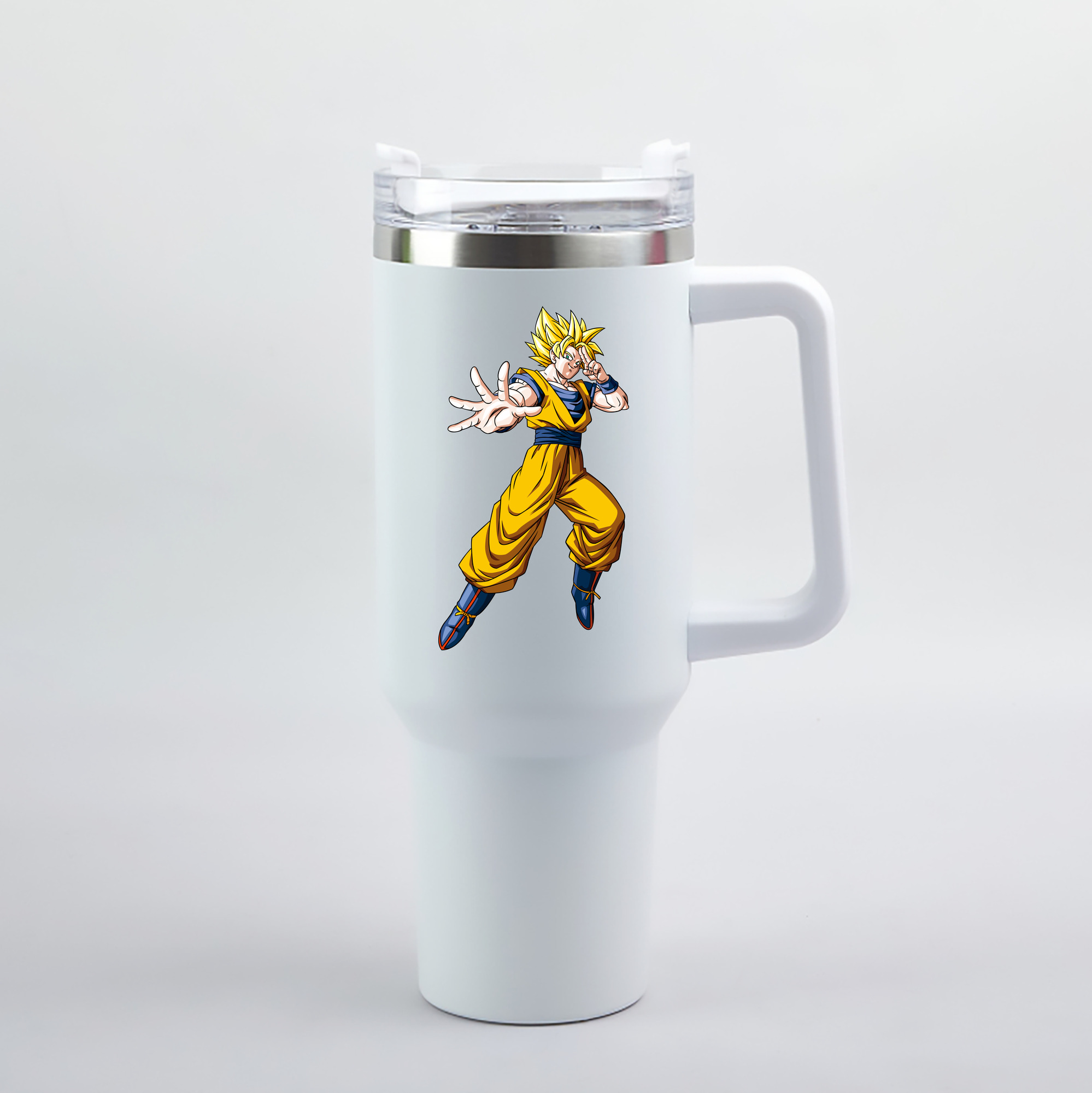 （画像用） ドラゴンボール 孫悟空（そん ごくう）Son Goku カカロット DRAGON BALL Kakarotto 1200mL車用タンブラー（カラープリント）